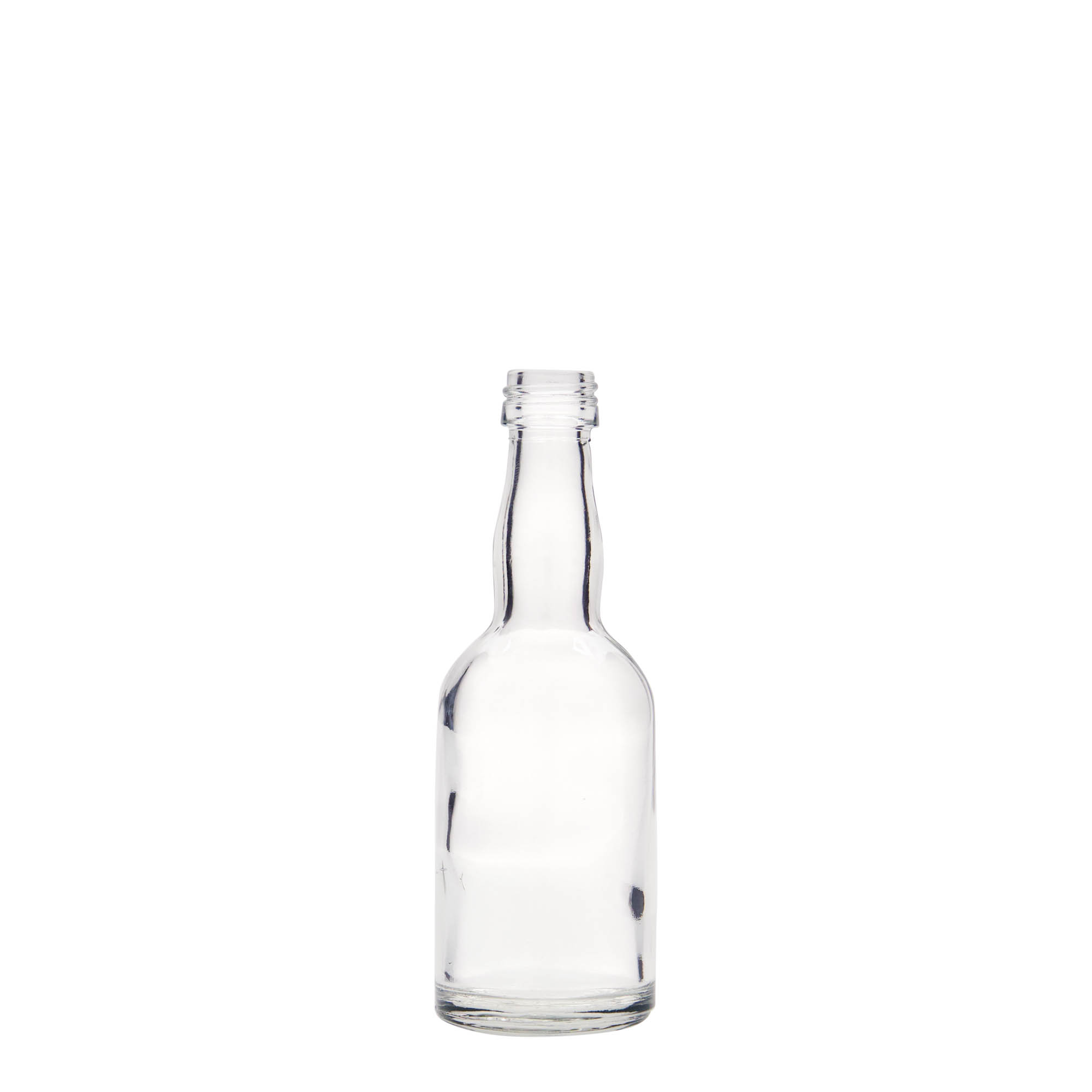 50 ml stikla pudele 'Proba', atvere: PP 18 50 ml stikla pudele 'Proba', atvere: PP 18