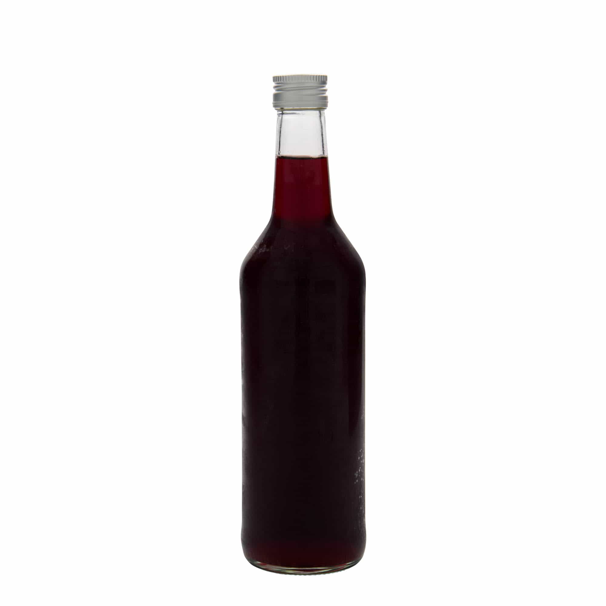 500 ml stikla pudele ar taisnu kakliņu, aizdare: PP 28