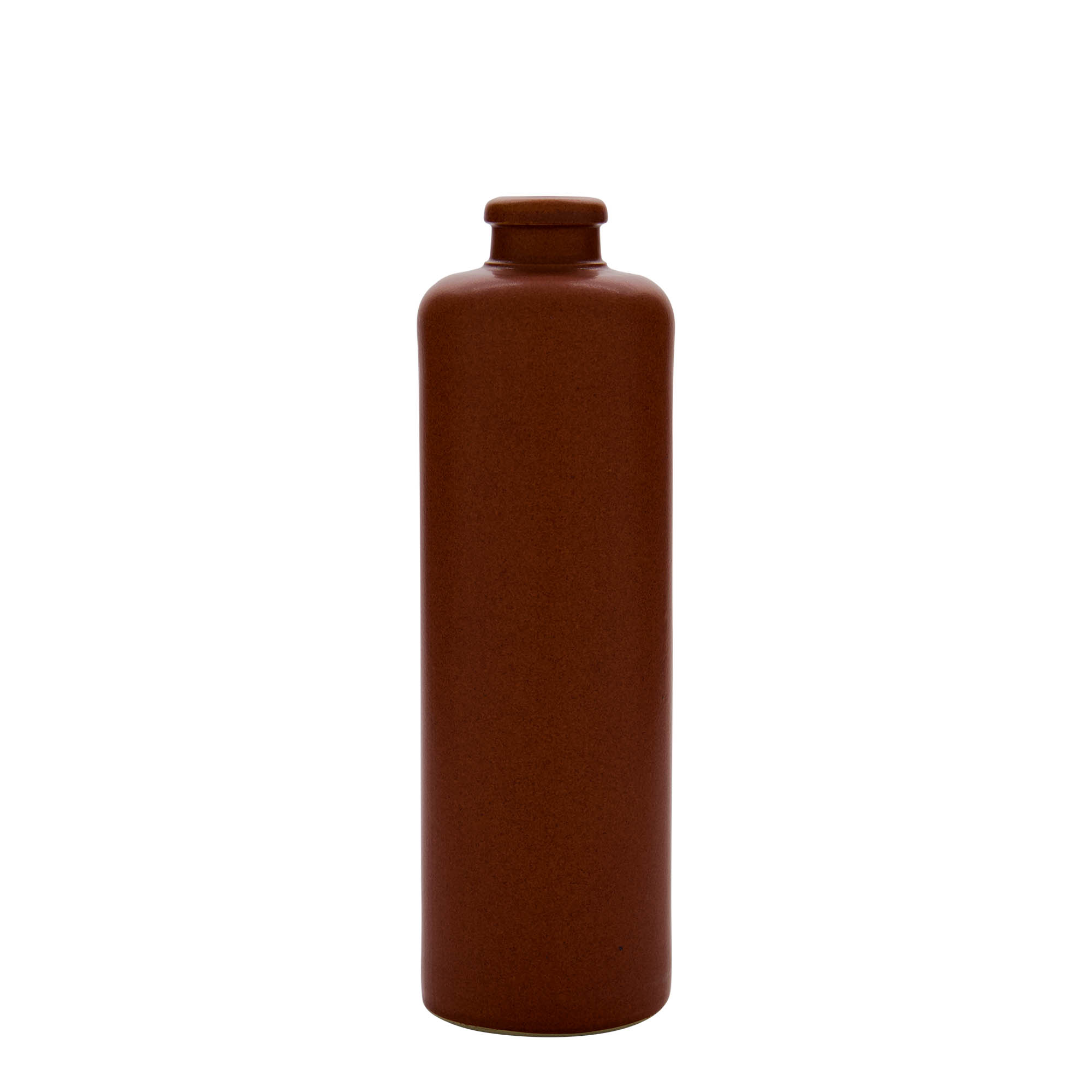 500 ml māla krūze, māla izstrādājums, sarkani-brūna, atvere: korķis