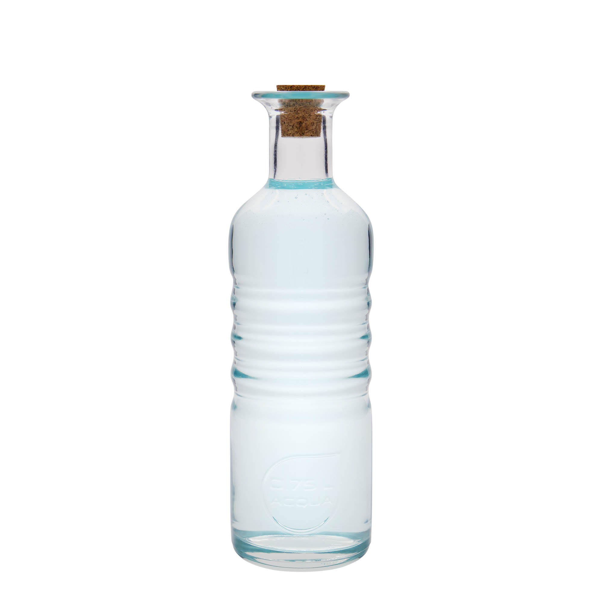 750 ml stikla pudele 'Optima Acqua', atvere: korķis 750 ml stikla pudele 'Optima Acqua', atvere: korķis