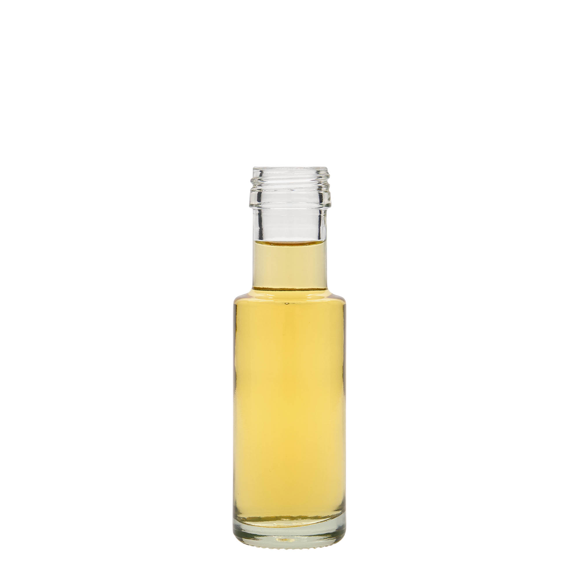 100 ml stikla pudele 'Dorica', atvere: PP 31,5
