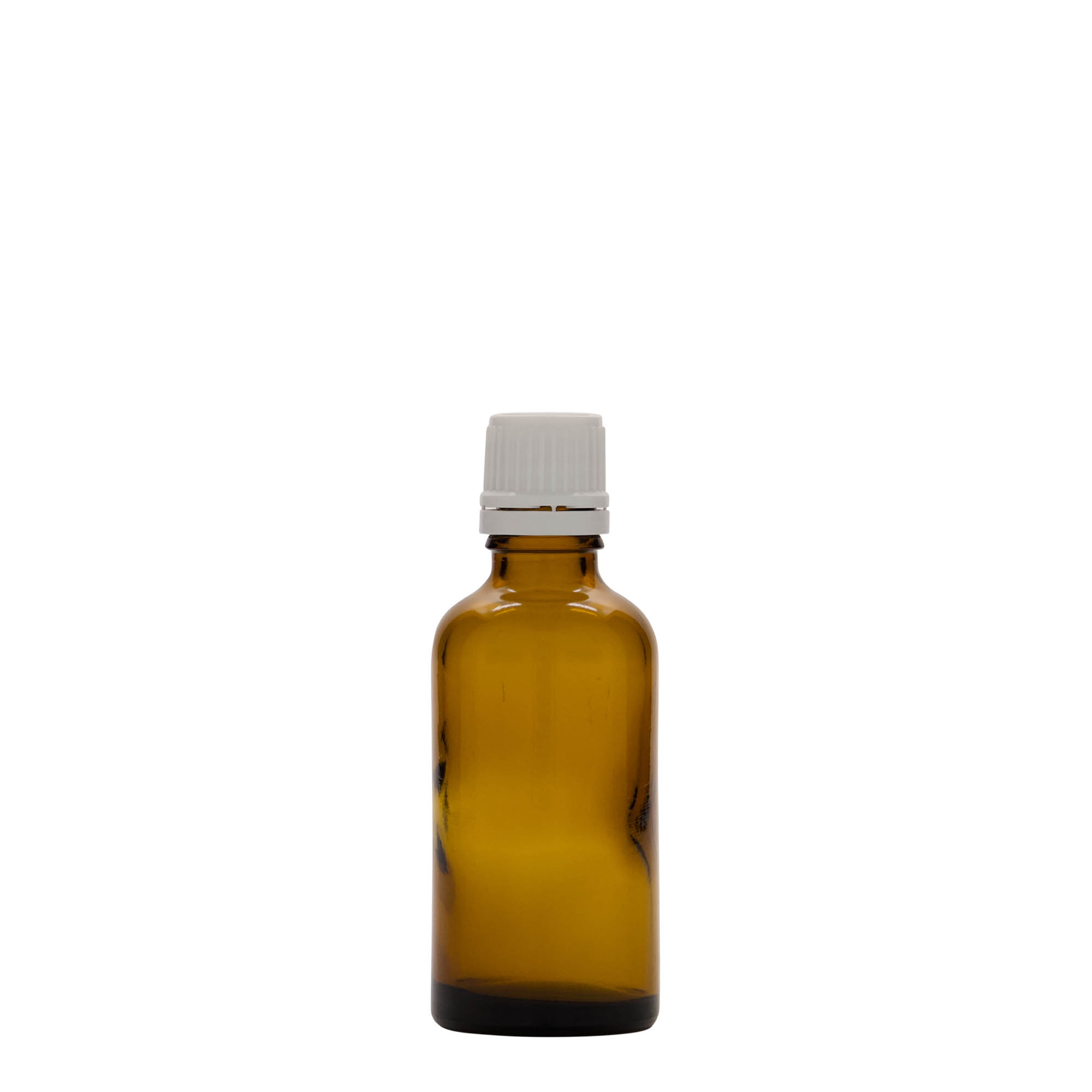 50 ml medicīnas pudele, stikls, brūna, atvere: DIN 18