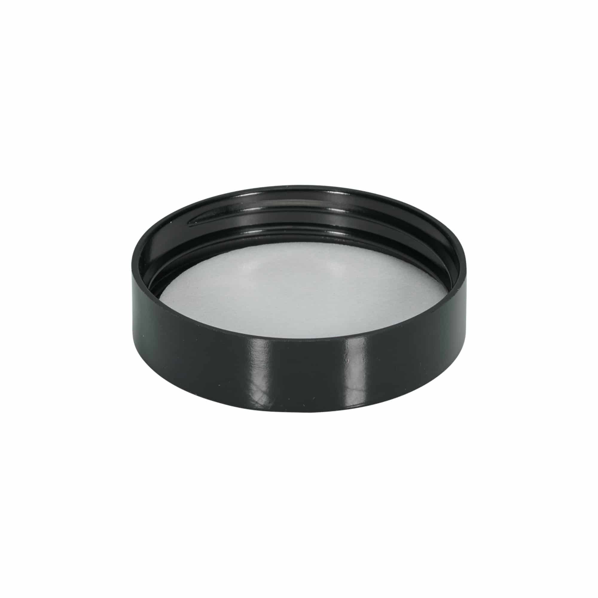 Sriegiamas dangtelis 60 ml 'Brown Line', HPM plastikas, baltas