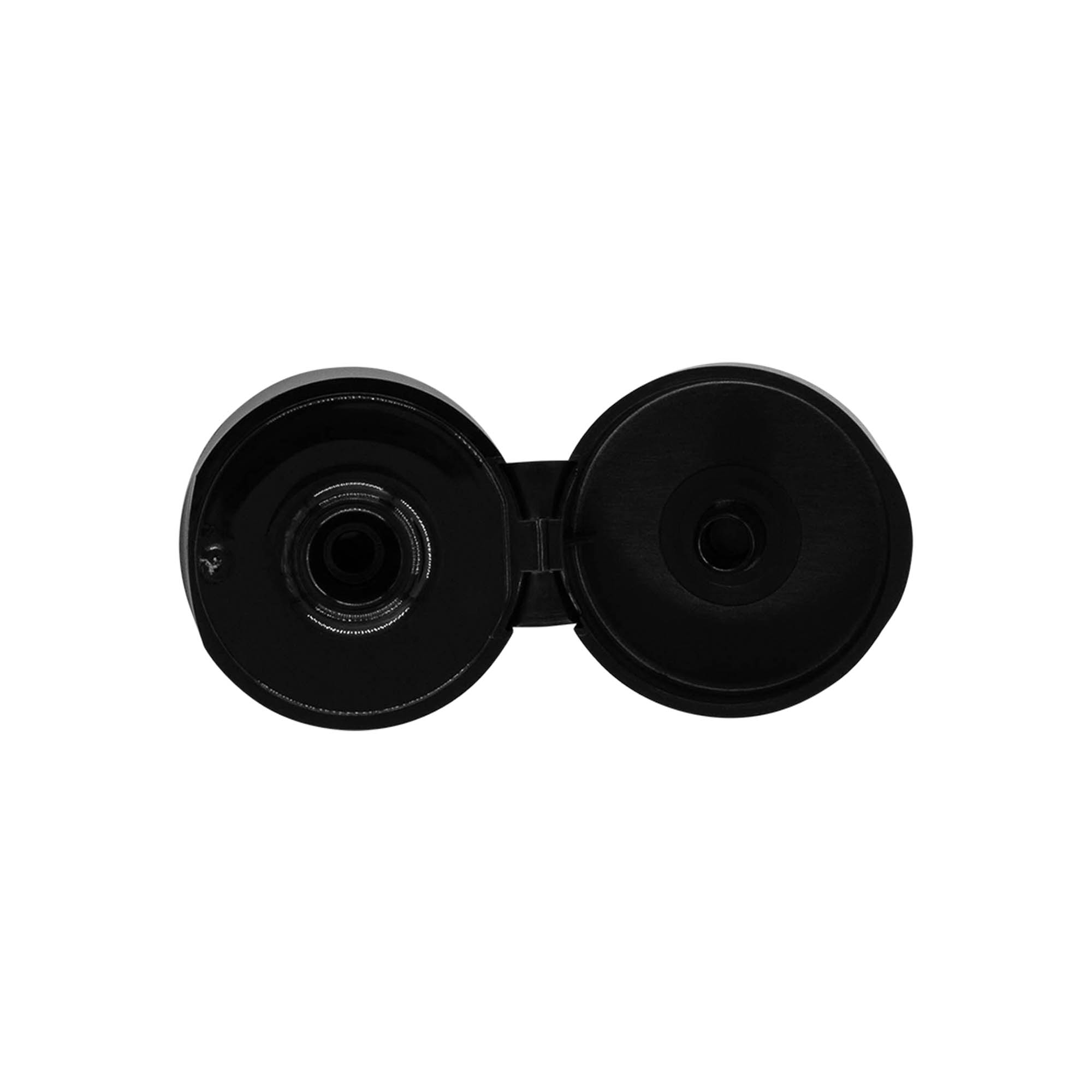 Vītne ar saliekamu eņģi, PP plastmasa, melna, priekš atveres: 24/410 Vītne ar saliekamu eņģi, PP plastmasa, melna, priekš atveres: 24/410