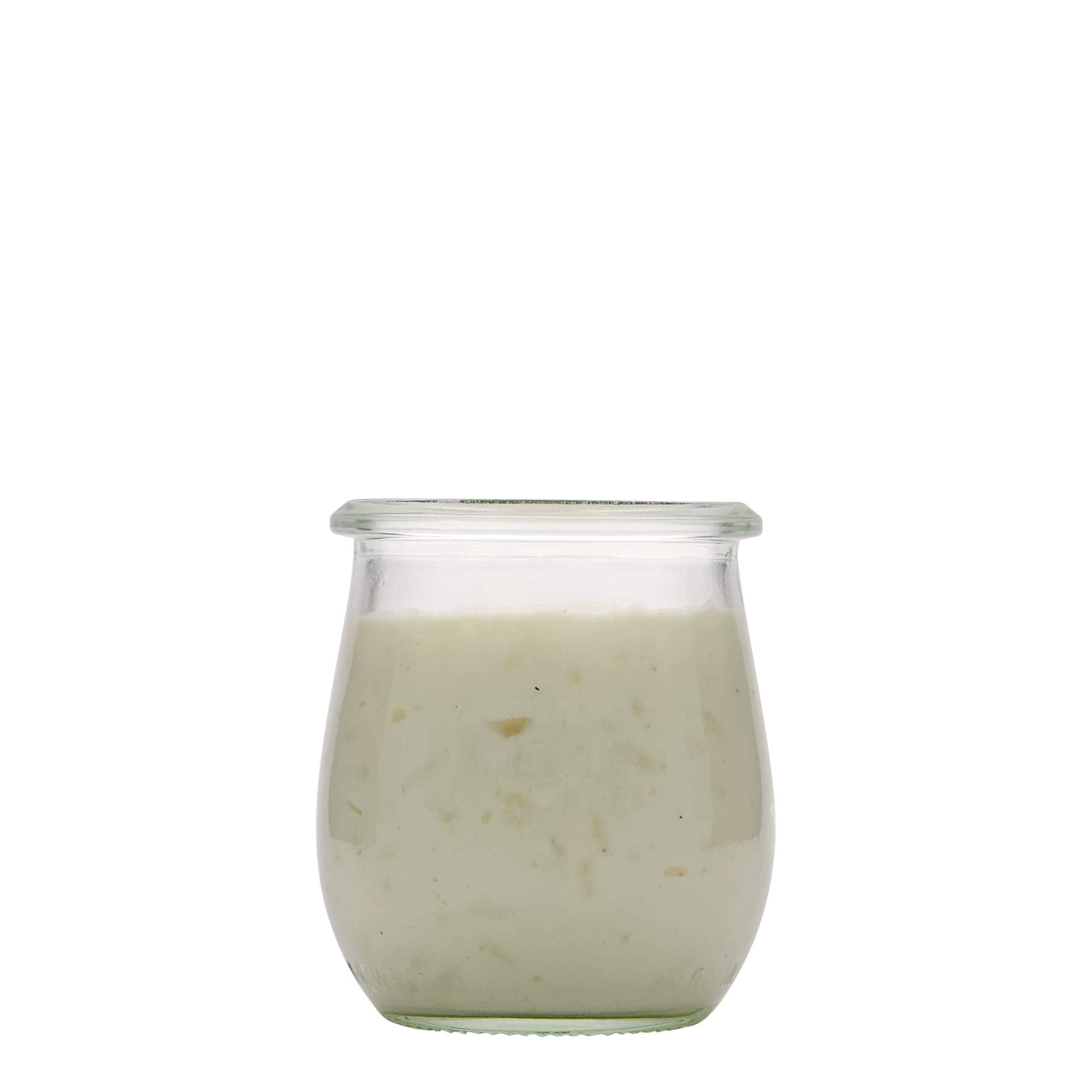 220 ml WECK tulpes veida burka, atvere: apaļa mala 220 ml WECK tulpes veida burka, atvere: apaļa mala