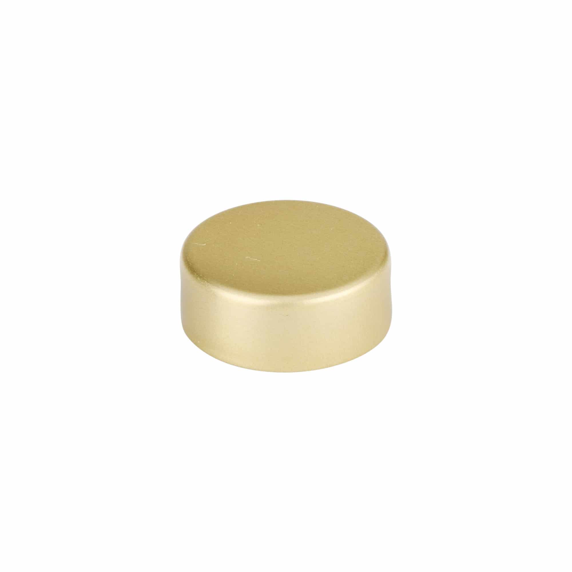 Sriegiamas dangtelis, metalas, auksinis, kakleliui: GPI 28/400 Sriegiamas dangtelis, metalas, auksinis, kakleliui: GPI 28/400