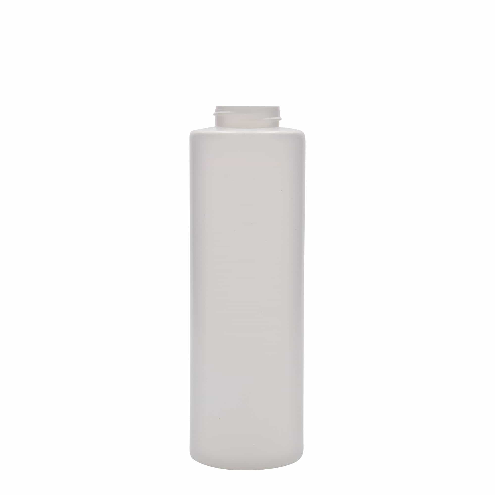500 ml mērces pudele, LDPE plastmasa, balta, atvere: 38/400