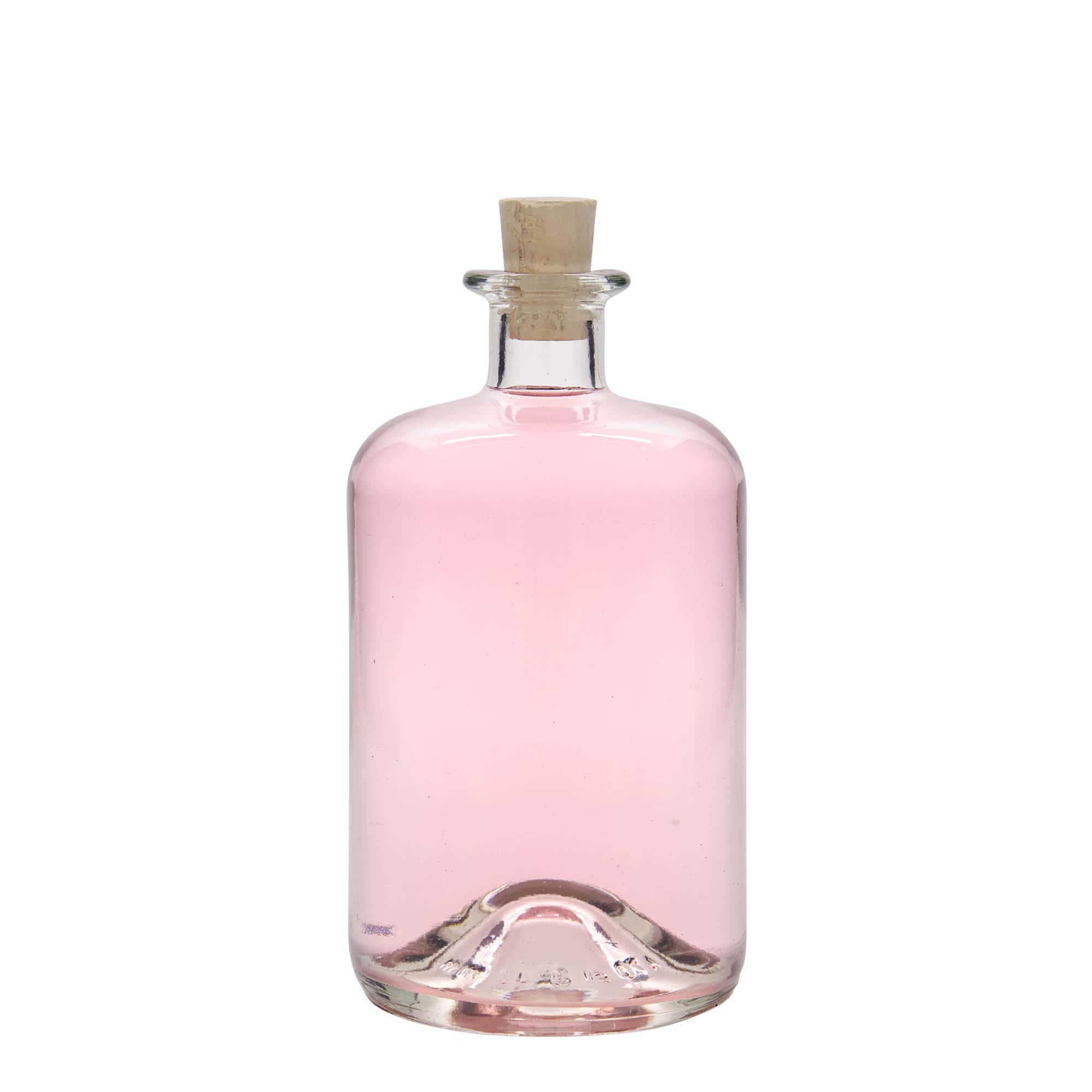 700 ml stikla pudele aptiekāram, atvere: korķis