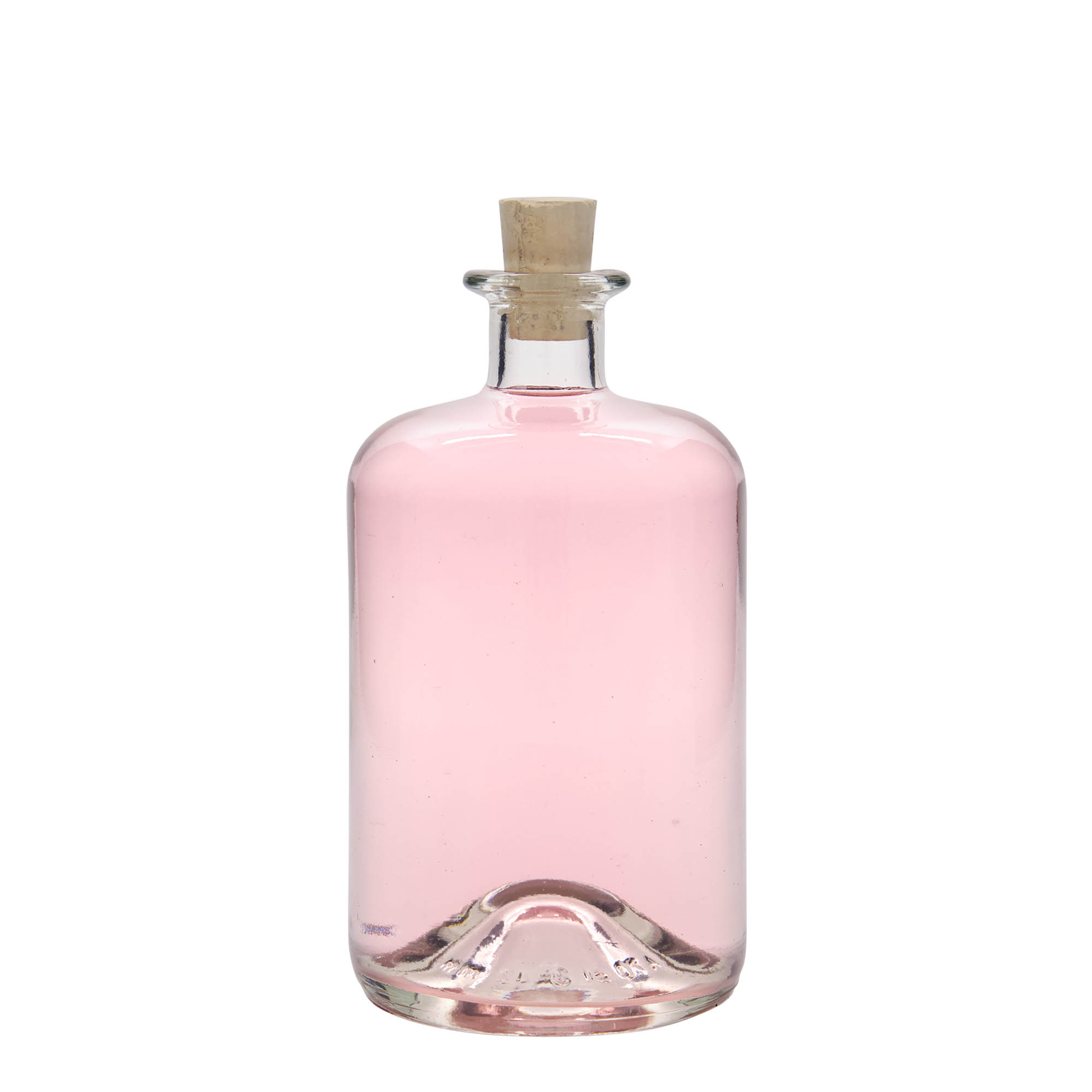 700 ml stikla pudele aptiekāram, atvere: korķis