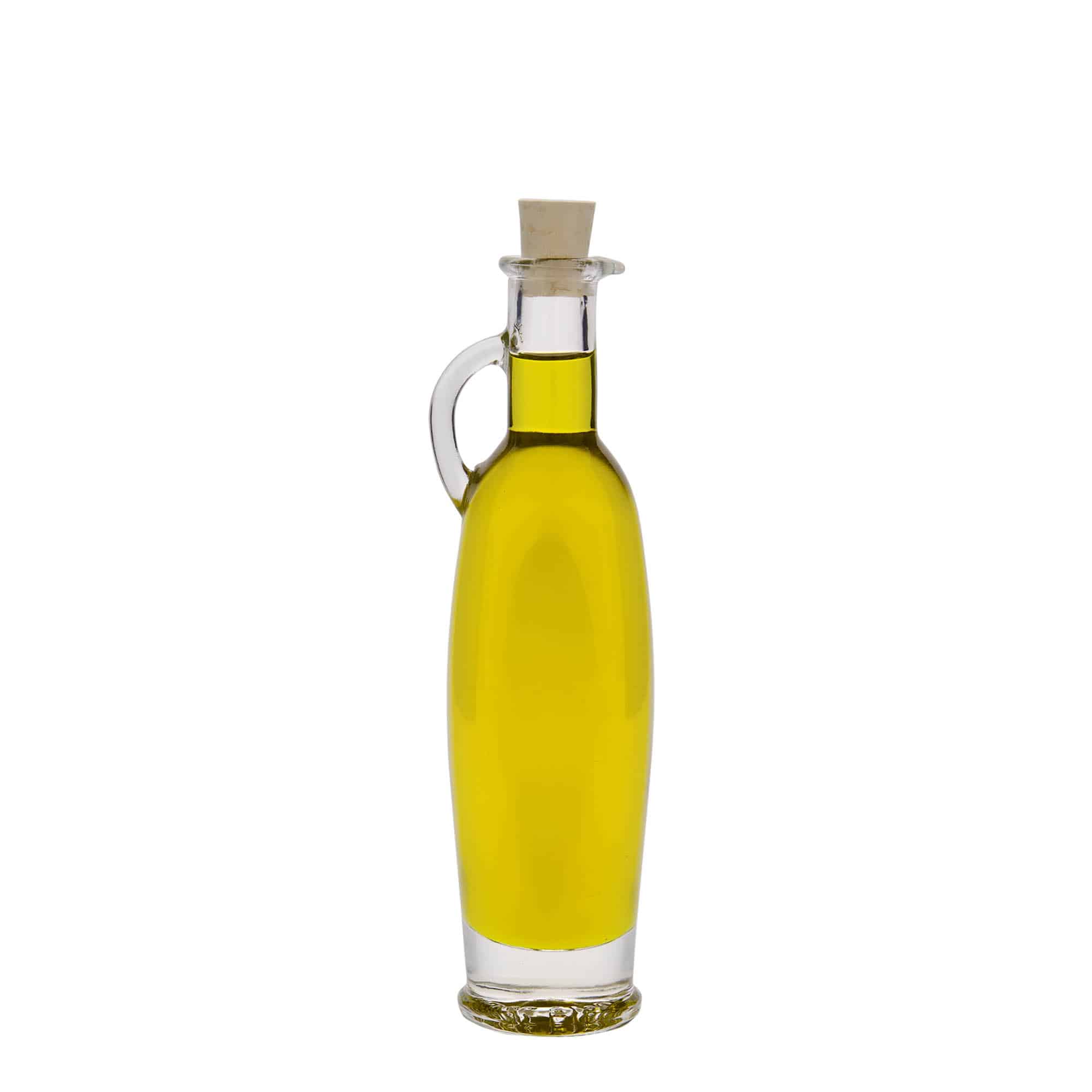 100 ml stikla pudele 'Eleganta', ovāla, aizdare: korķis