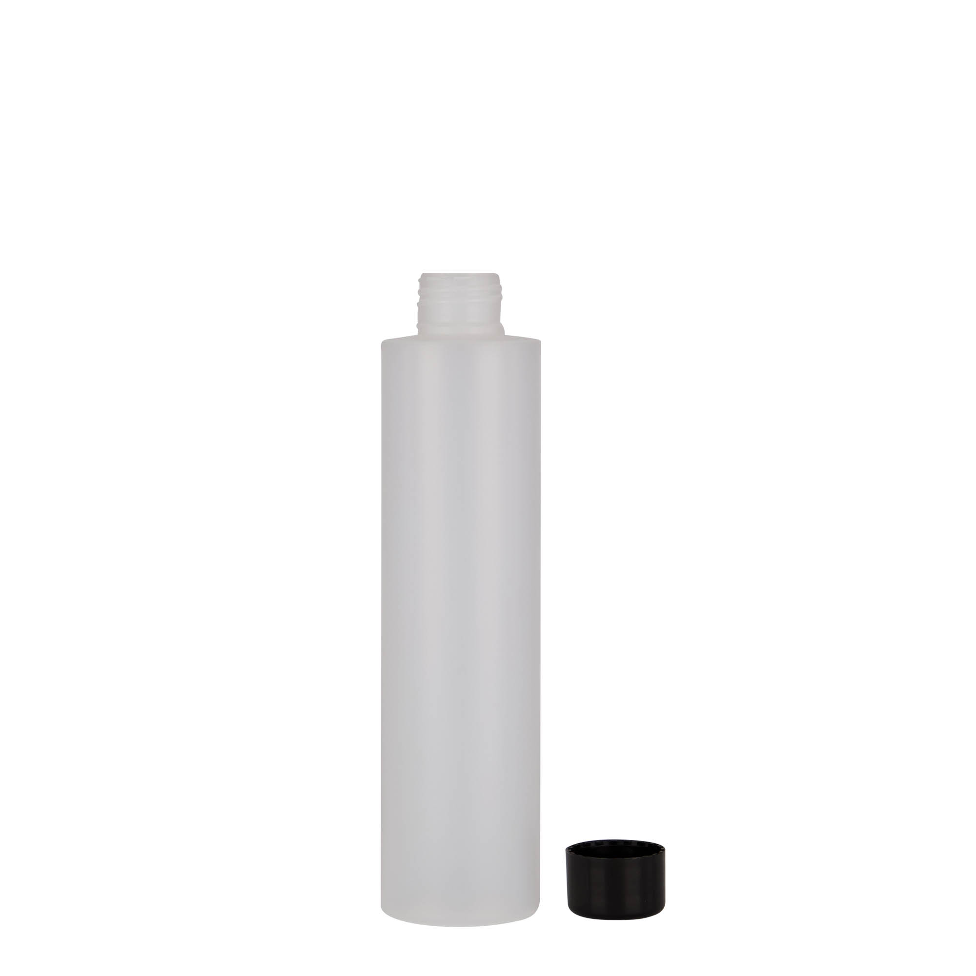 200 ml plastmasas pudele 'Pipe', HDPE, dabīga, atvere: 24/410 200 ml plastmasas pudele 'Pipe', HDPE, dabīga, atvere: 24/410
