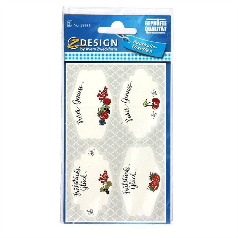 Zweckform etiķetes „Brokastis”, papīrs, daudzkrāsains Zweckform etiķetes „Brokastis”, papīrs, daudzkrāsains