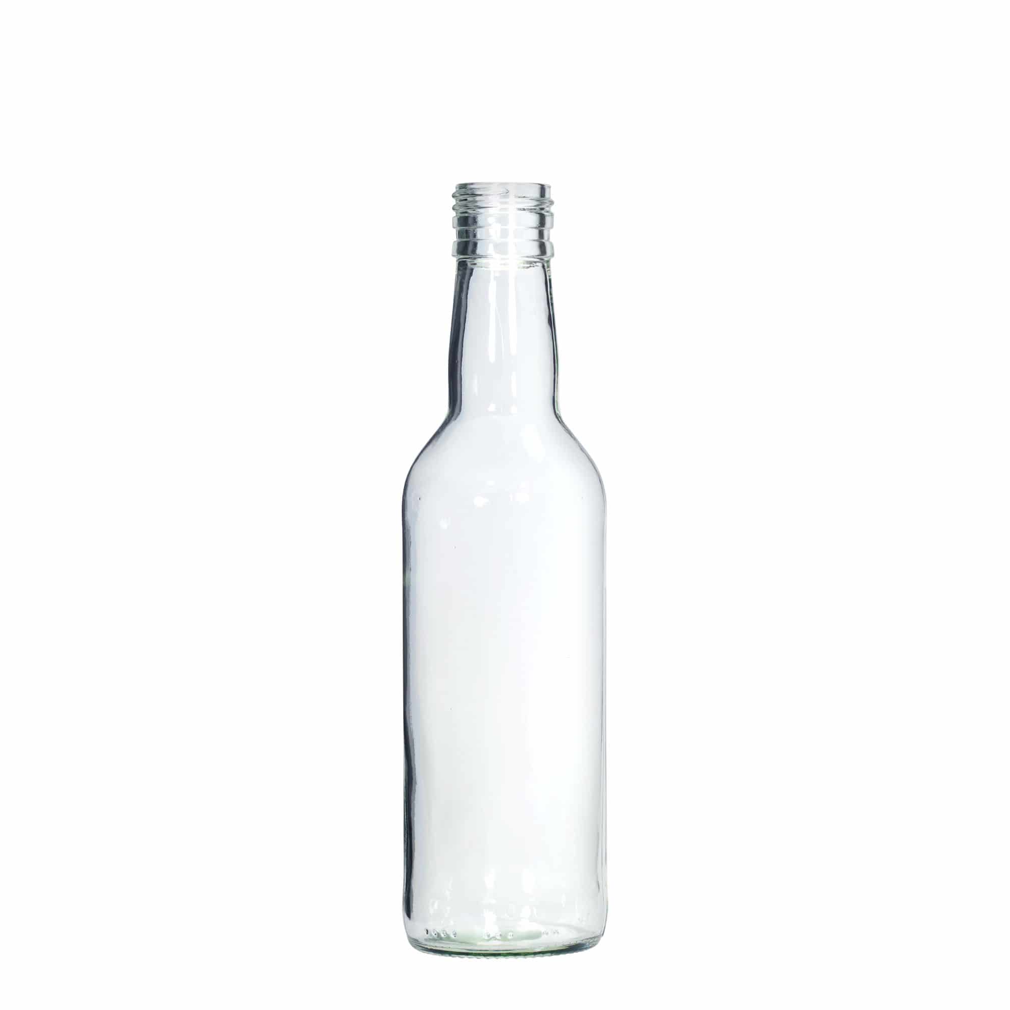 350 ml universāla pudele, stikla, aizdare: PP 31,5 350 ml universāla pudele, stikla, aizdare: PP 31,5