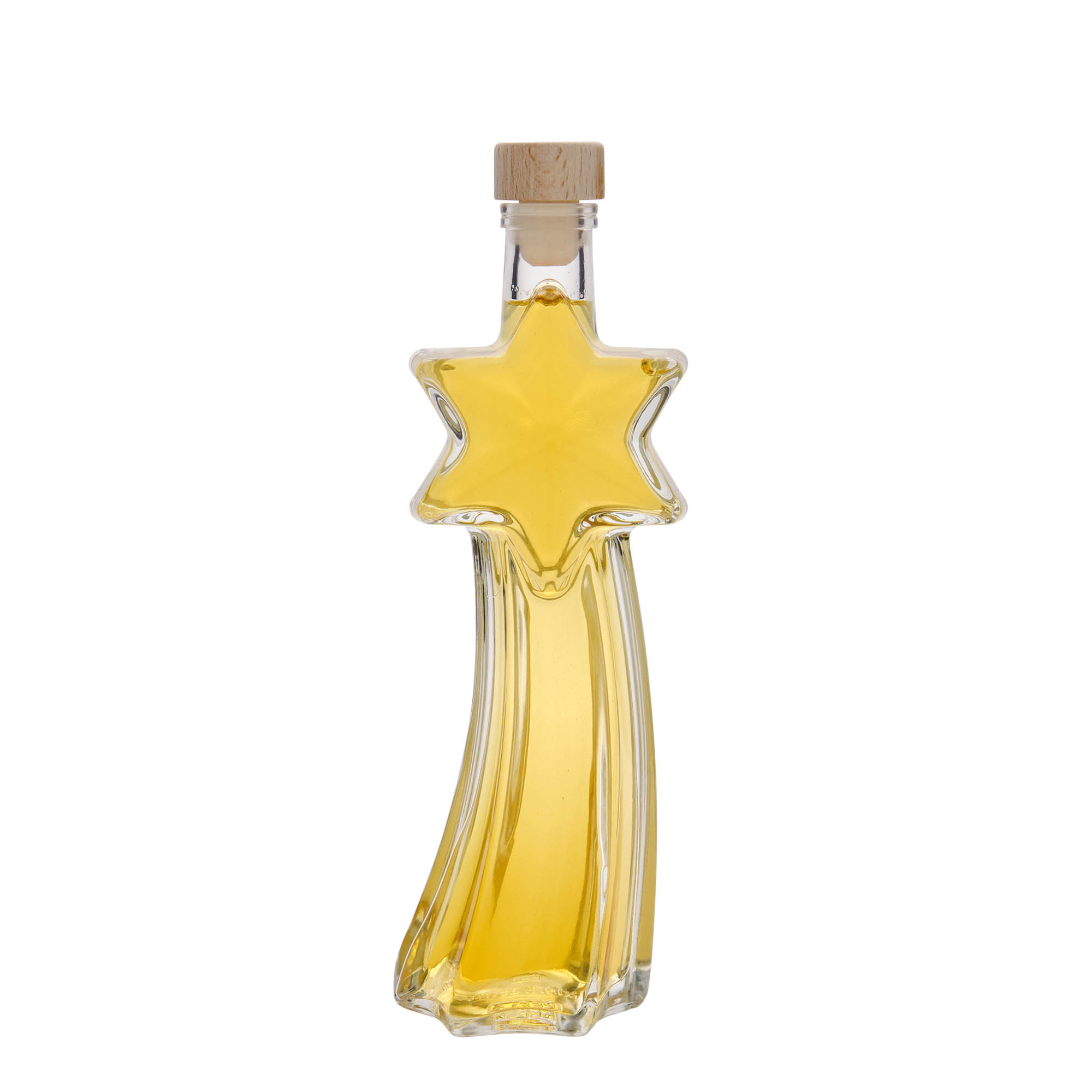 200 ml stikla pudele 'Zvaigžņu lietus', atvere: korķis 200 ml stikla pudele 'Zvaigžņu lietus', atvere: korķis