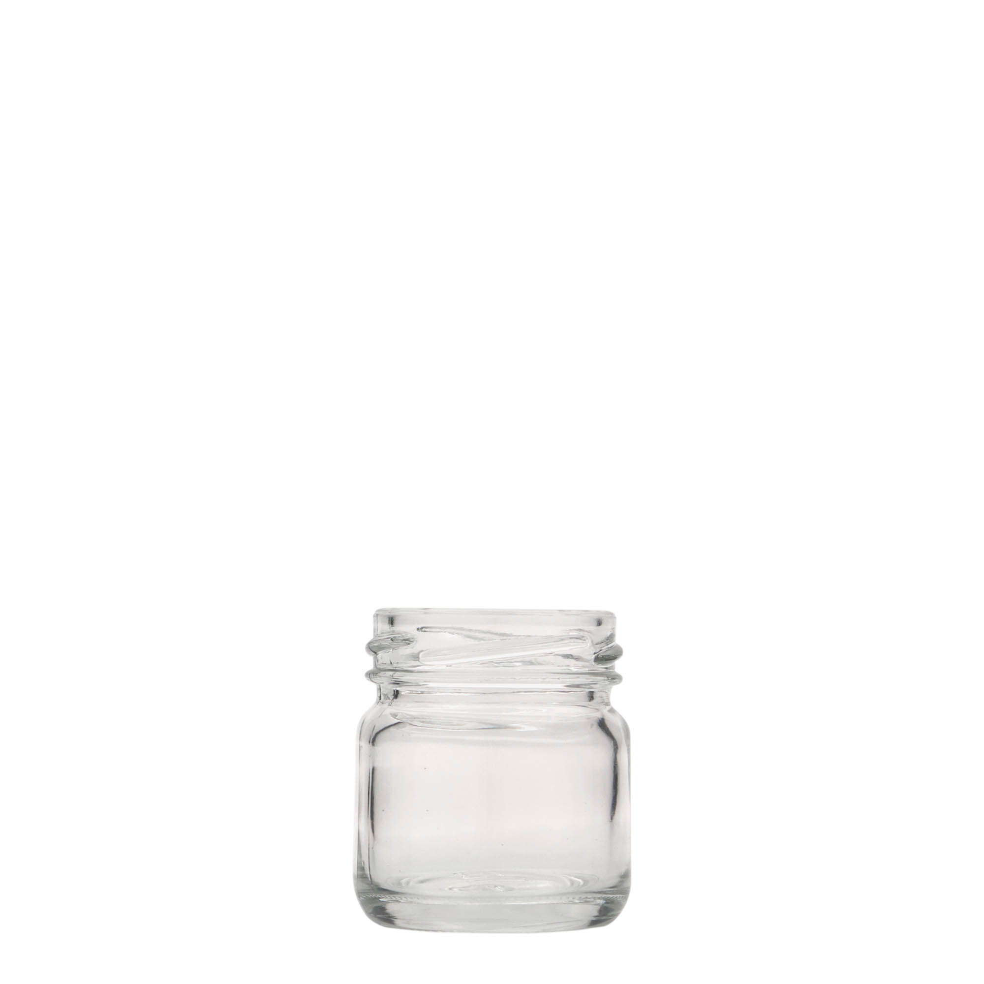 40 ml apaļais stikls, atvere: Twist-Off (TO 43)