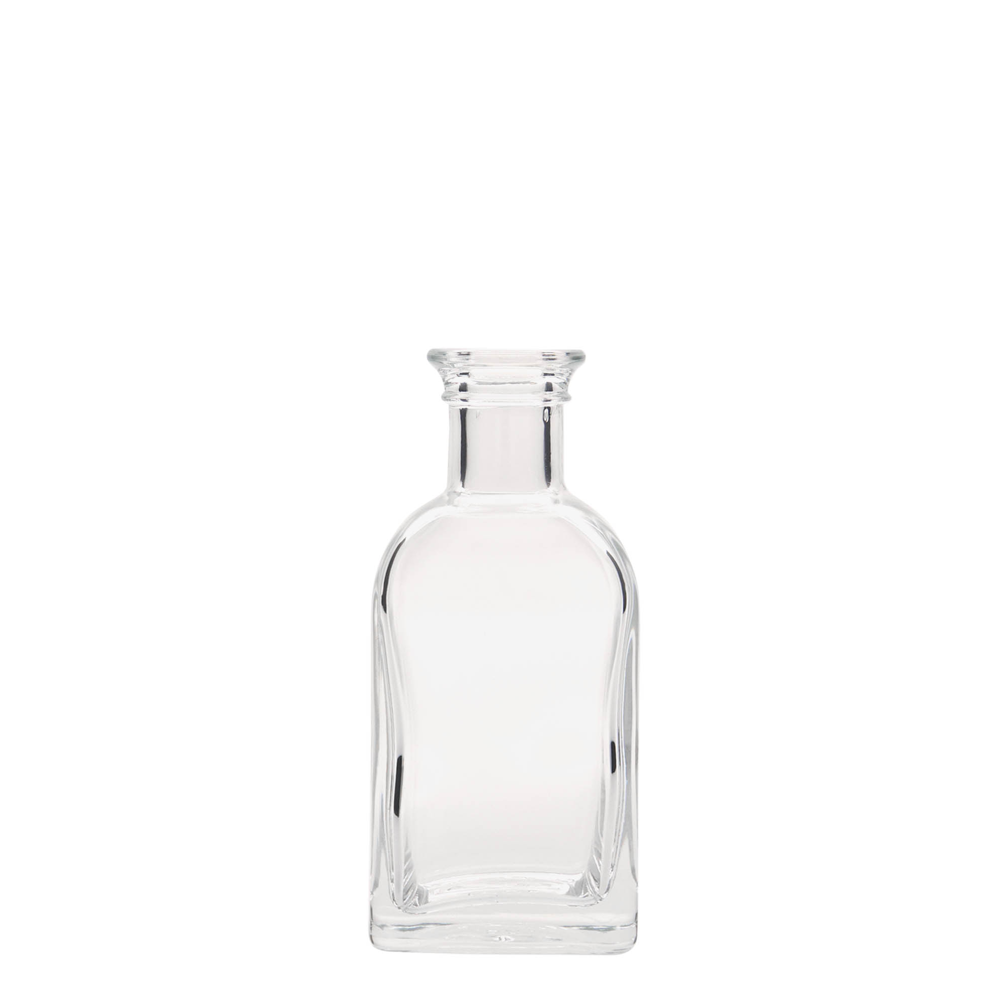 100 ml stikla pudele Apotheker Carré, kvadrātveida, atvere: korķis 100 ml stikla pudele Apotheker Carré, kvadrātveida, atvere: korķis