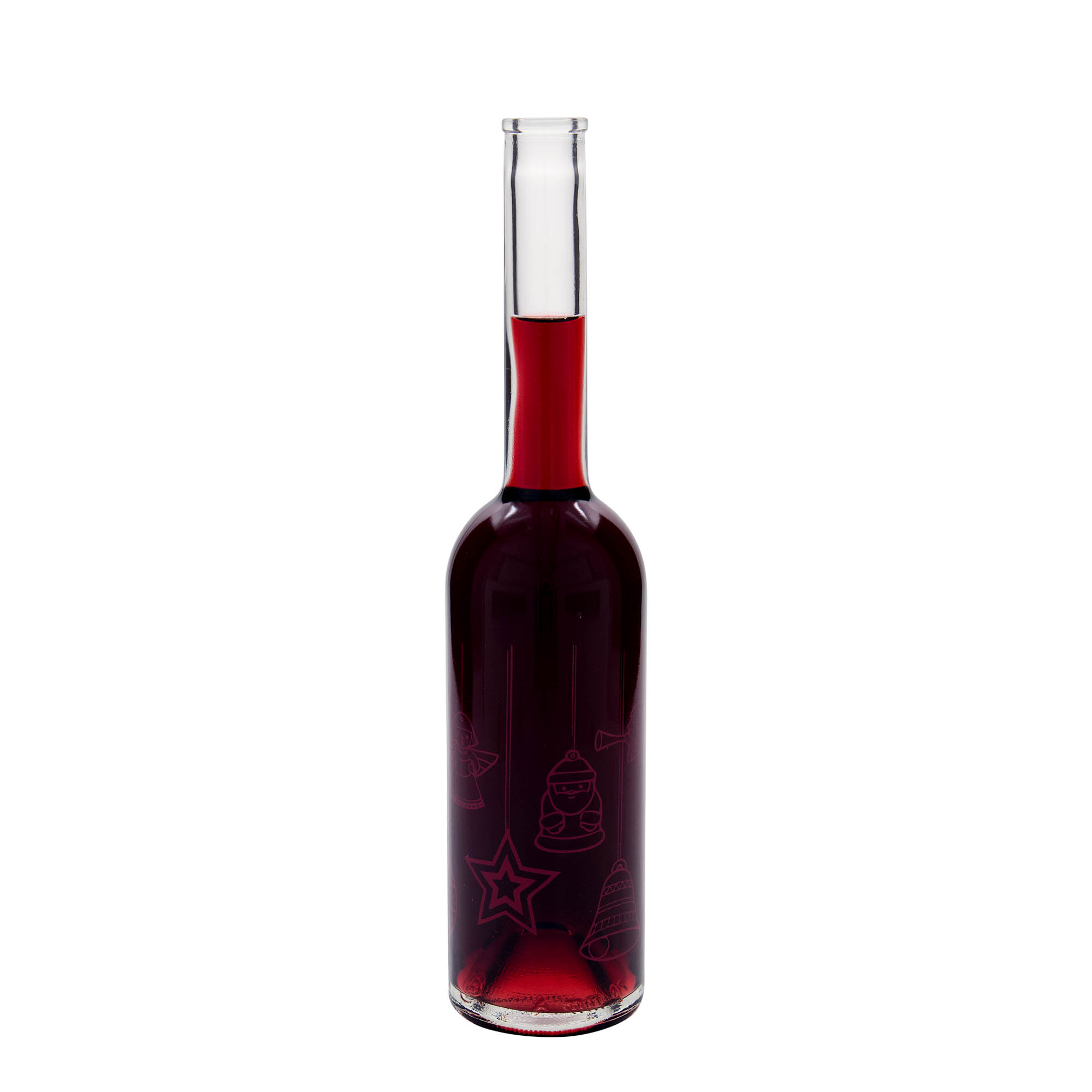 500 ml stikla pudele 'Opera', motīvs: zvaigznes, atvere: korķis