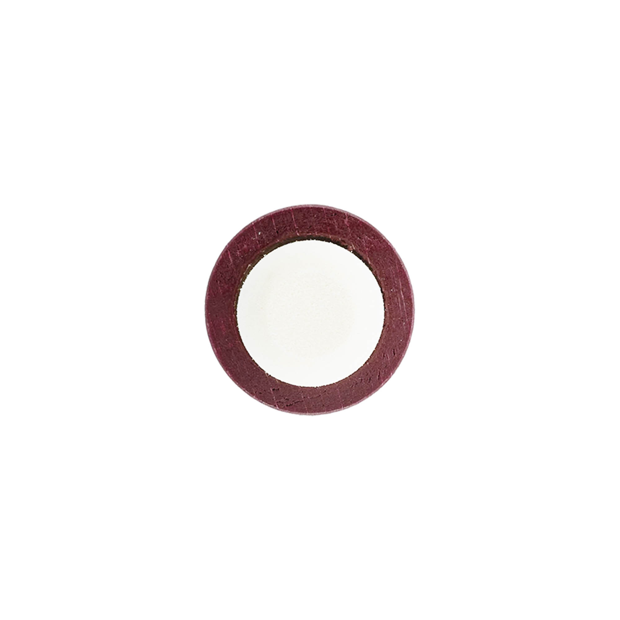 Roktura korķis 19 mm, koks/plastmasa, bordo sarkans, mutes daļai: korķis