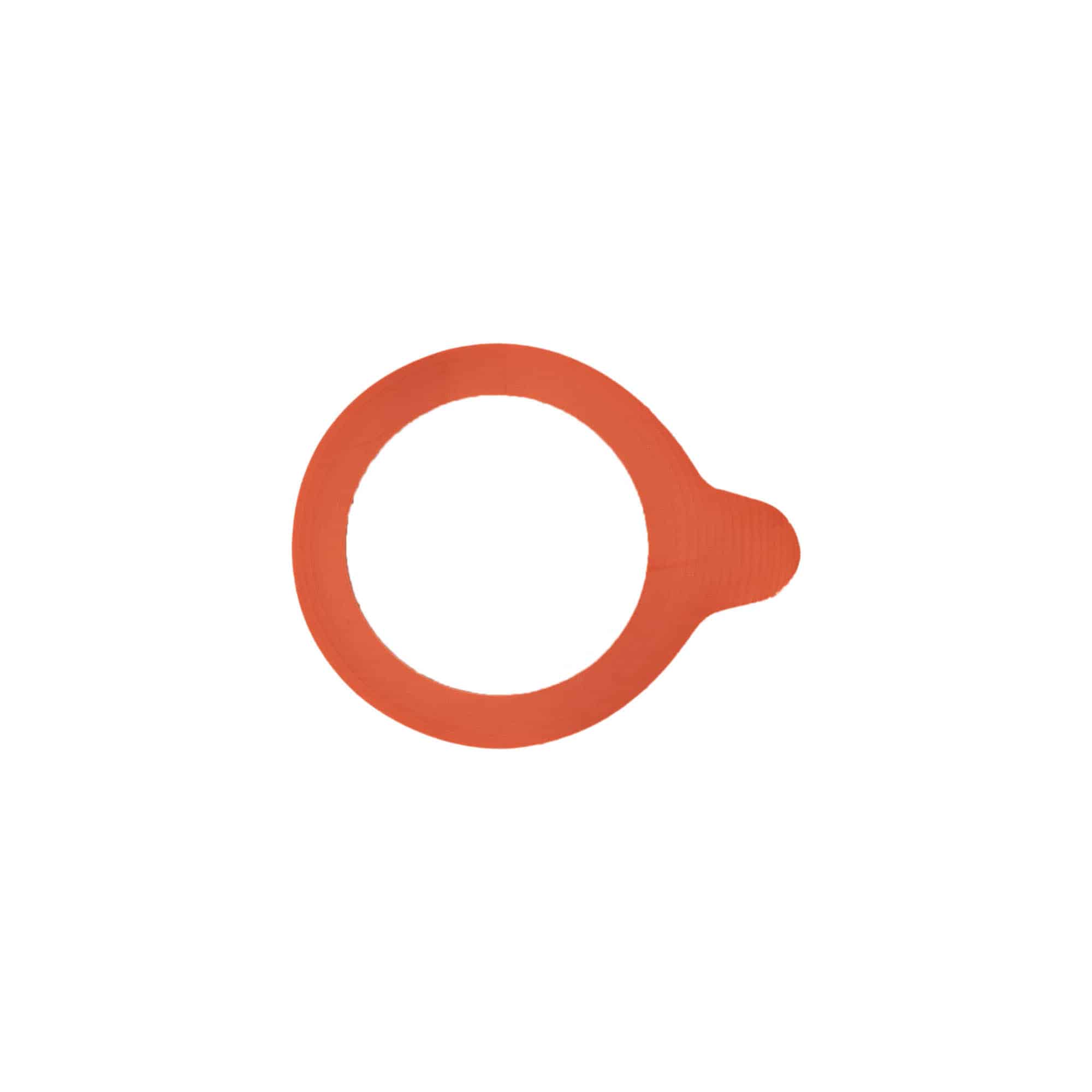 WECK ievārījuma gredzens RR40, sarkans, atvere: apaļa mala