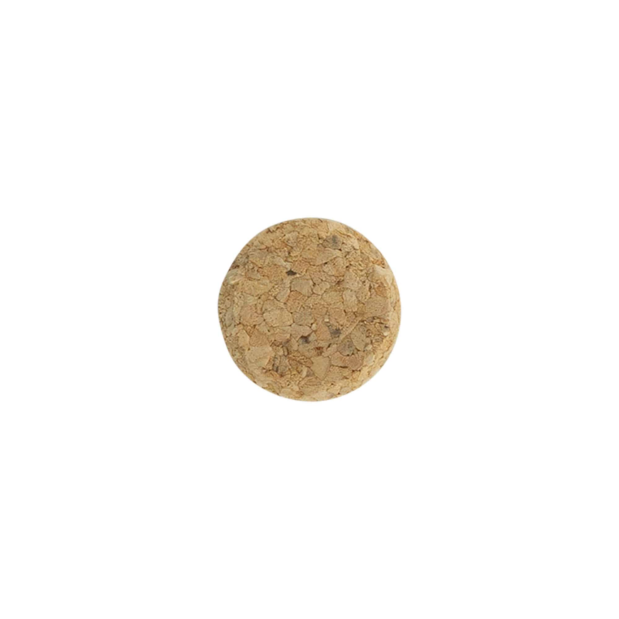 Vīna korķi 22,5 mm, presēts korķis, bēšs, priekš atveres: korķis