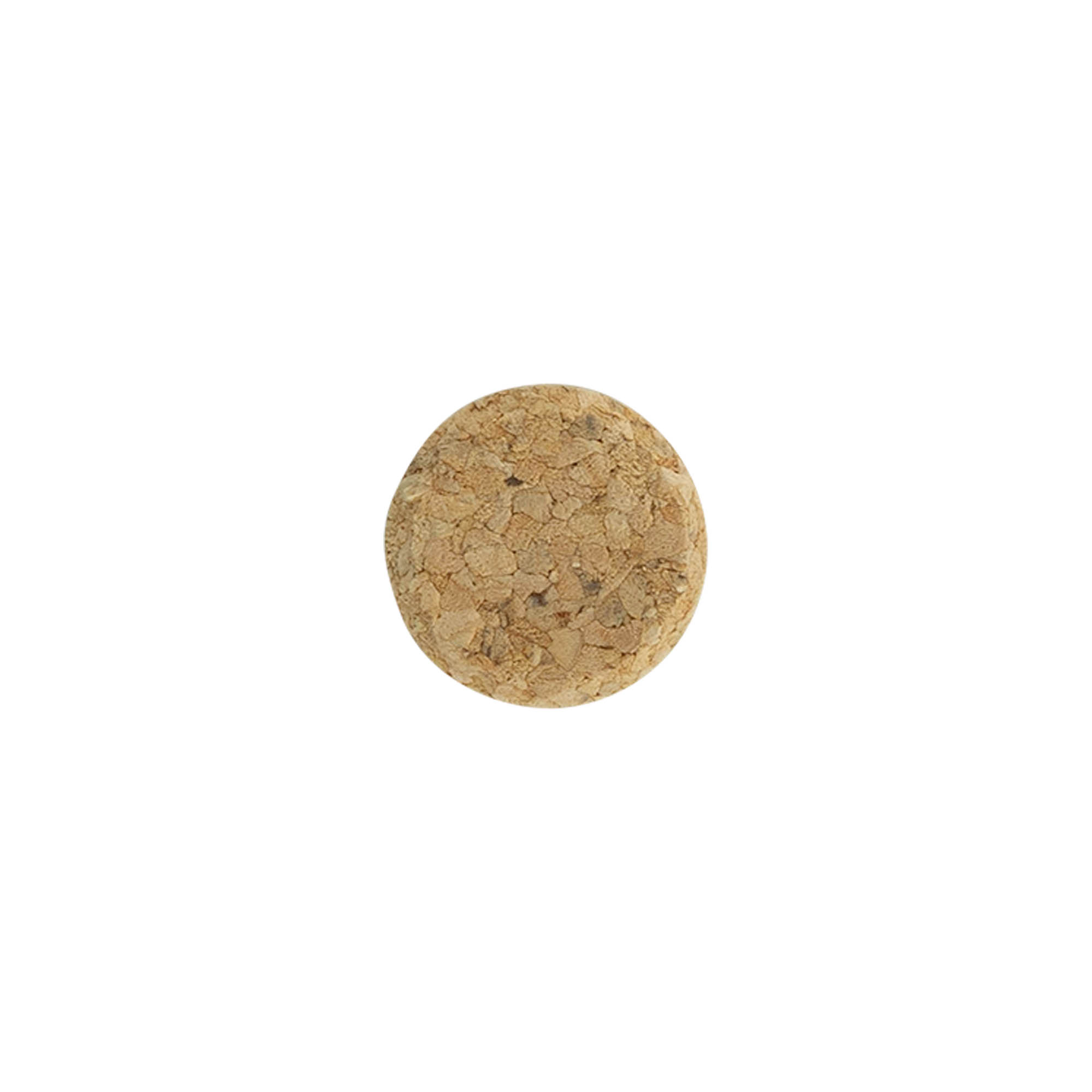 Vīna korķi 22,5 mm, presēts korķis, bēšs, priekš atveres: korķis Vīna korķi 22,5 mm, presēts korķis, bēšs, priekš atveres: korķis