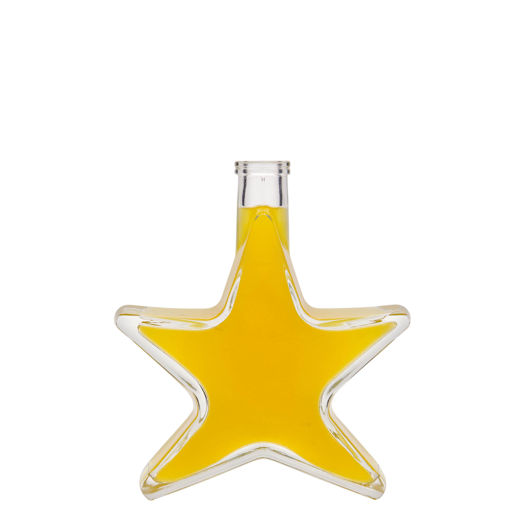 200 ml stikla pudele 'Zvaigzne', atvere: korķis