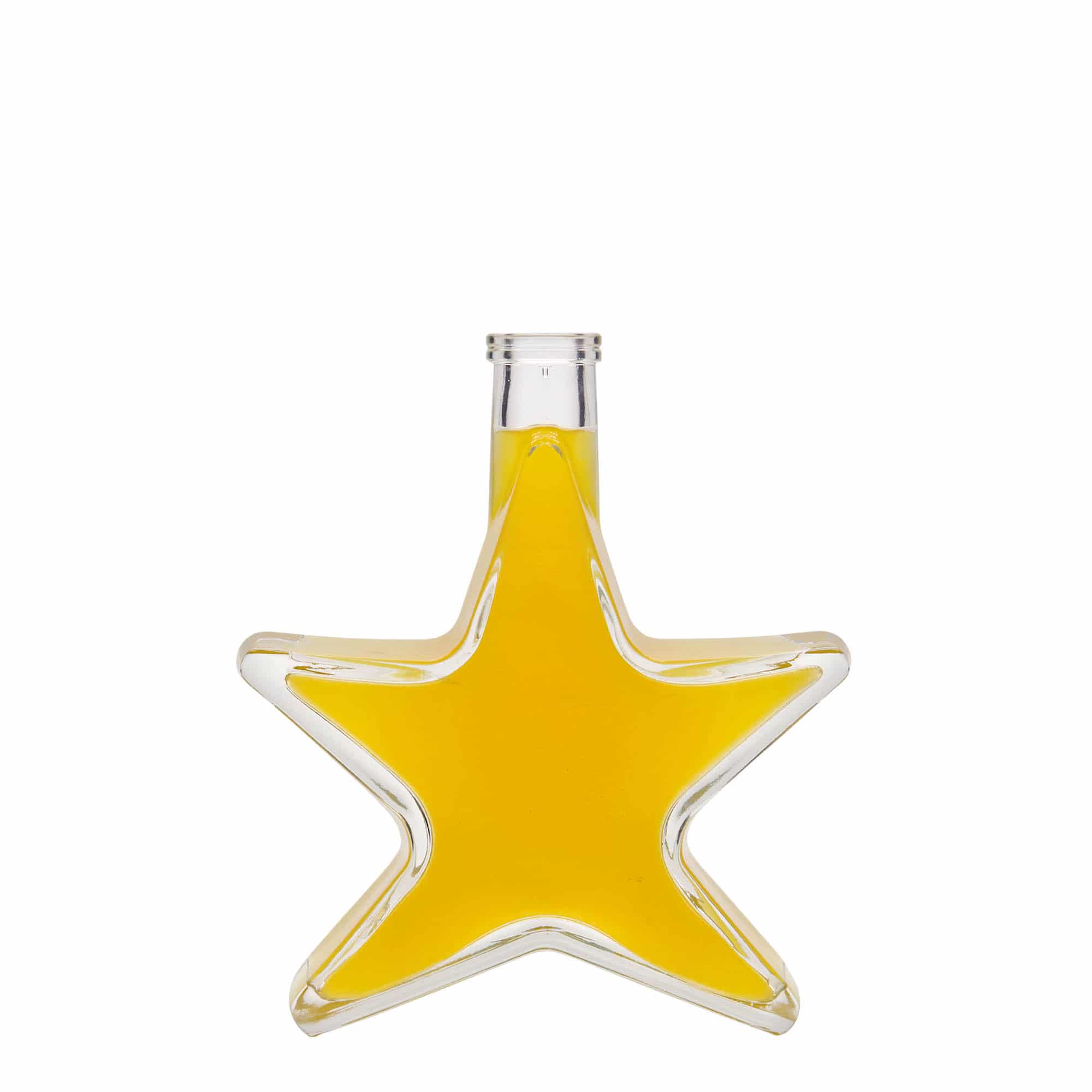 200 ml stikla pudele 'Zvaigzne', atvere: korķis