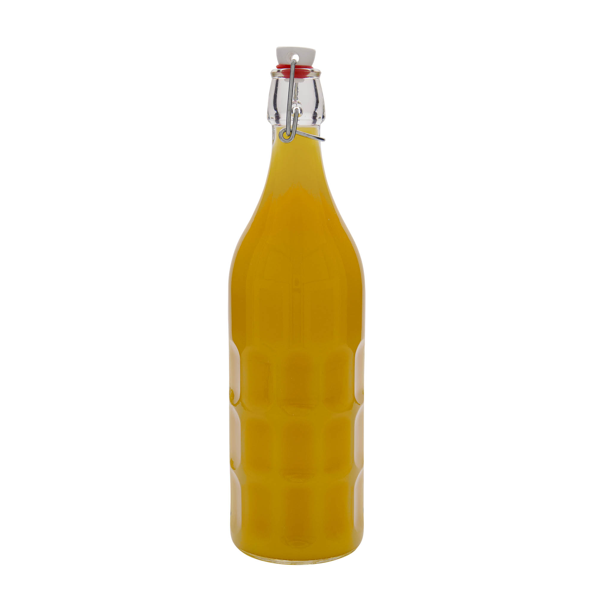 1.000 ml stikla pudele Moresca, atvere: aizslēgs ar sprādzi 1.000 ml stikla pudele Moresca, atvere: aizslēgs ar sprādzi