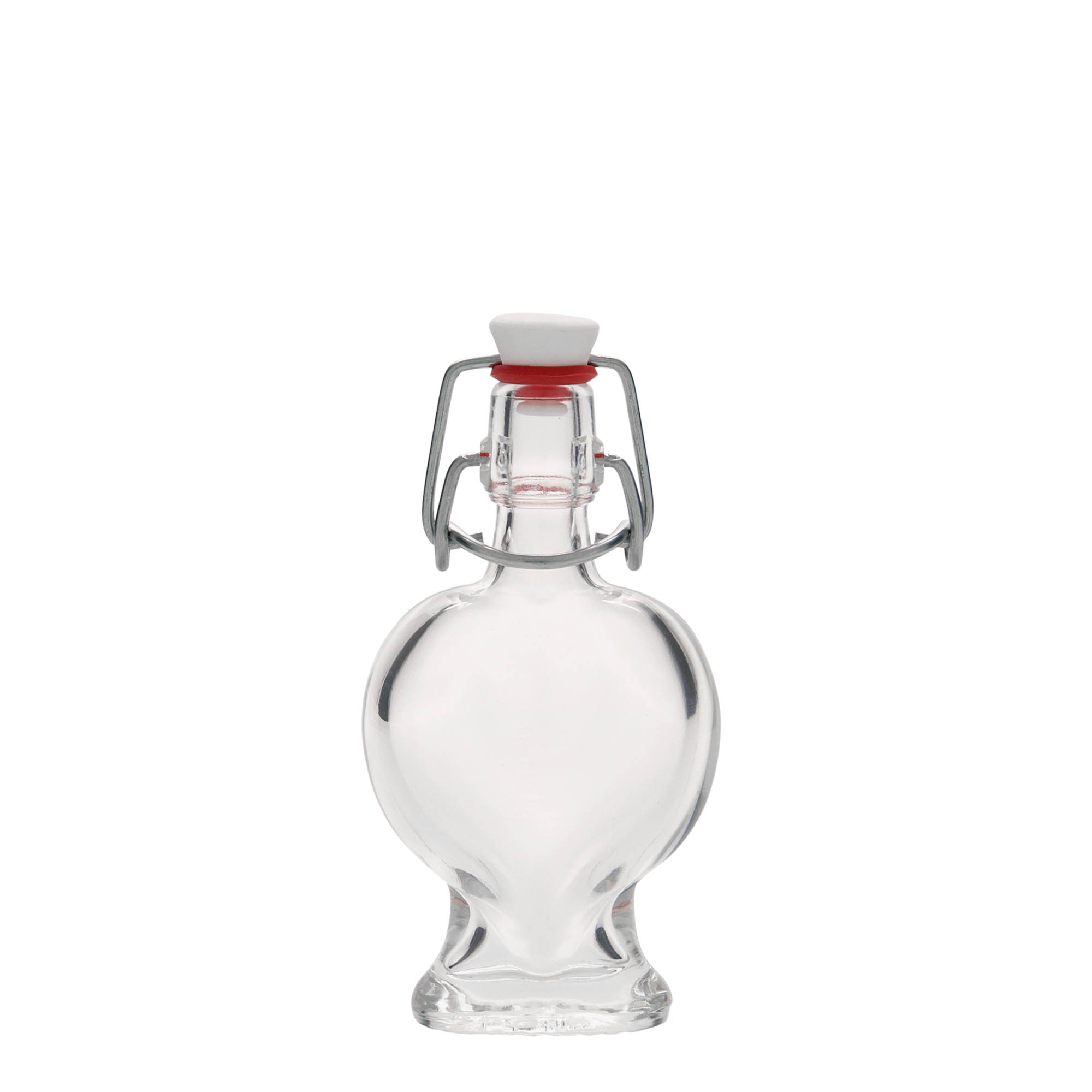 40 ml stikla pudele 'Sirds', atvere: aizbāžņa aizvērums 40 ml stikla pudele 'Sirds', atvere: aizbāžņa aizvērums
