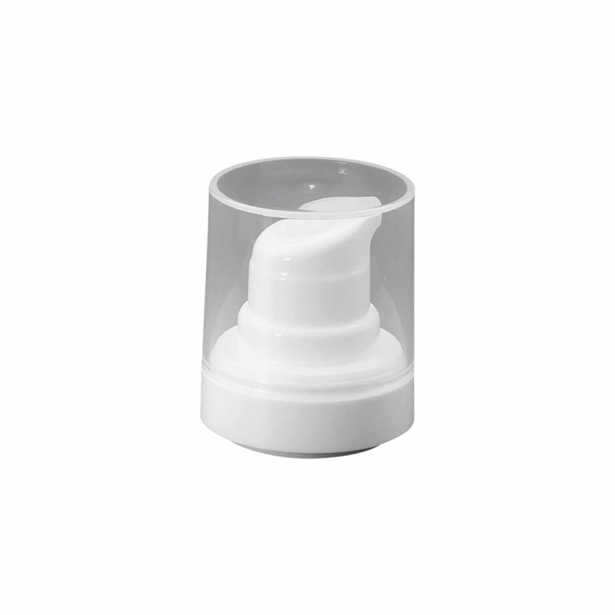 Airless Dispenser tipa pudele ar pumpīti 'Micro', PP plastmasas, balta Airless Dispenser tipa pudele ar pumpīti 'Micro', PP plastmasas, balta