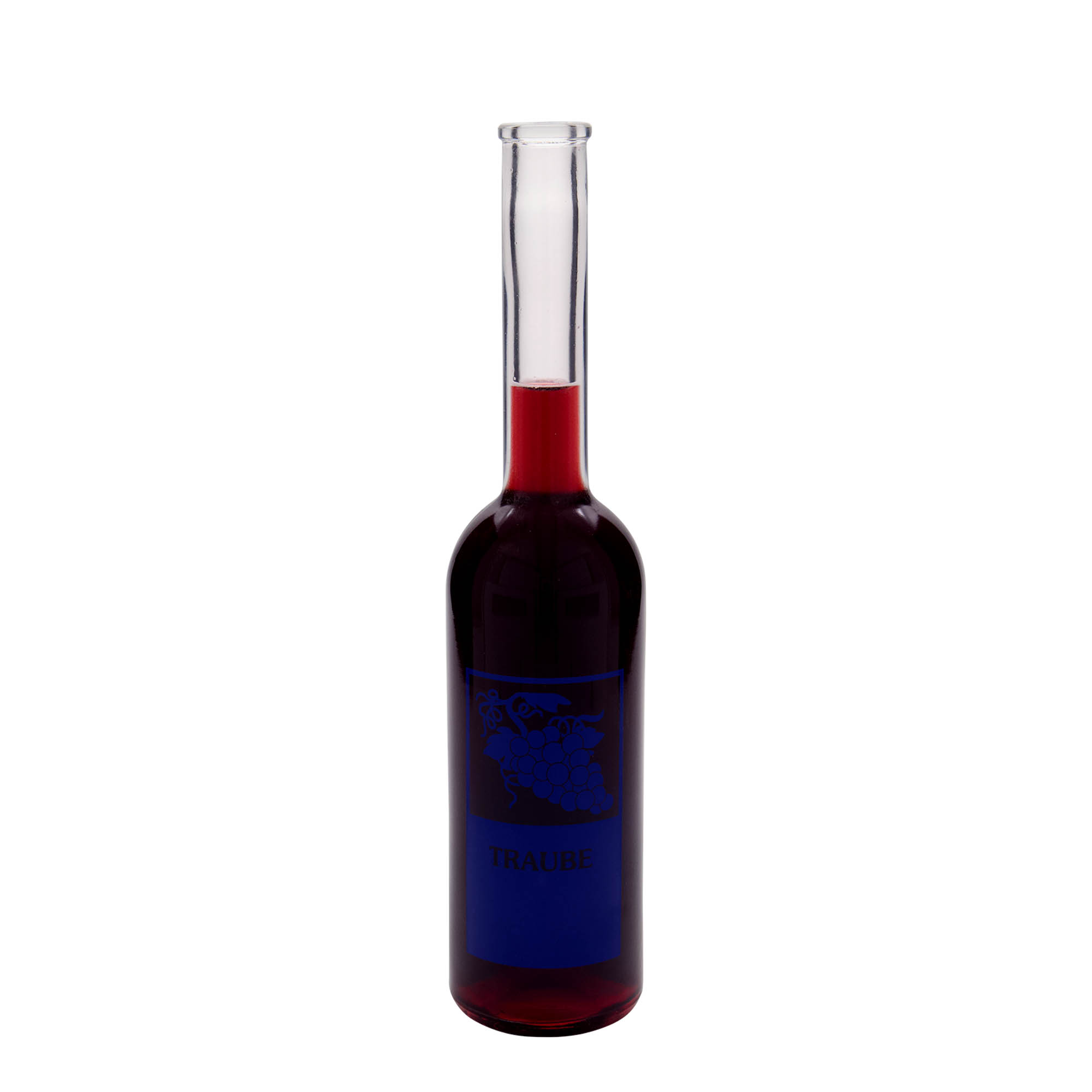 500 ml stikla pudele 'Opera', motīvs: vīnogas, atvere: korķis