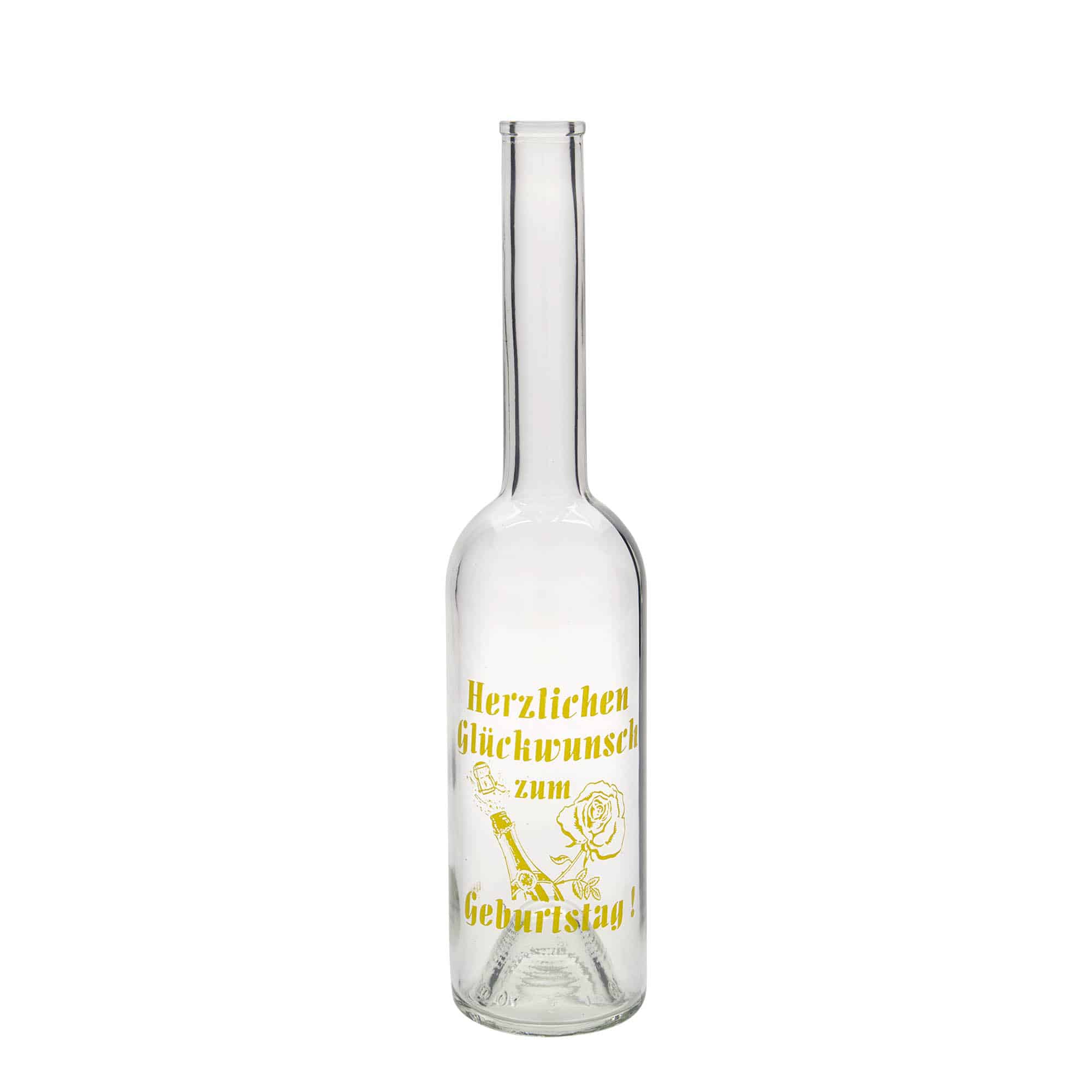 500 ml stikla pudele 'Opera', motīvs: Apple, aizdare: korķis 500 ml stikla pudele 'Opera', motīvs: Apple, aizdare: korķis