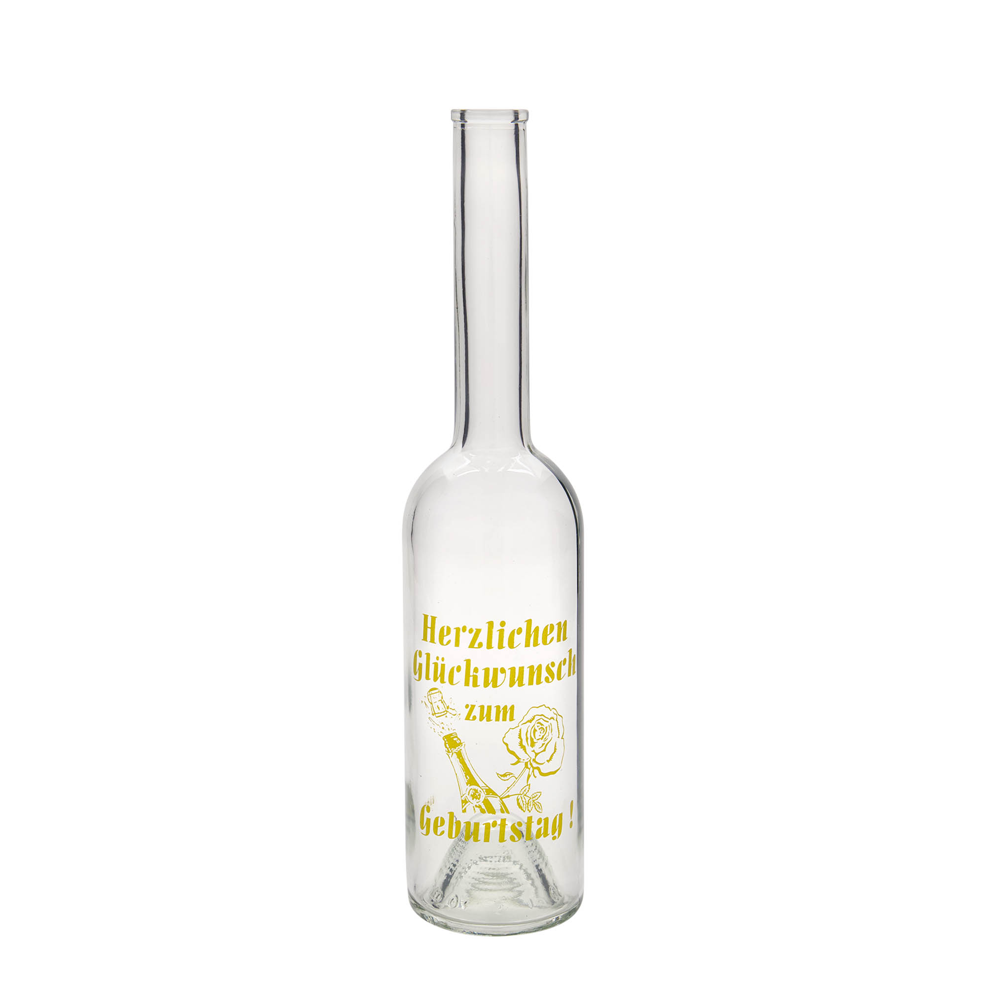 500 ml stikla pudele 'Opera', motīvs: ābols, atvere: korķis 500 ml stikla pudele 'Opera', motīvs: ābols, atvere: korķis