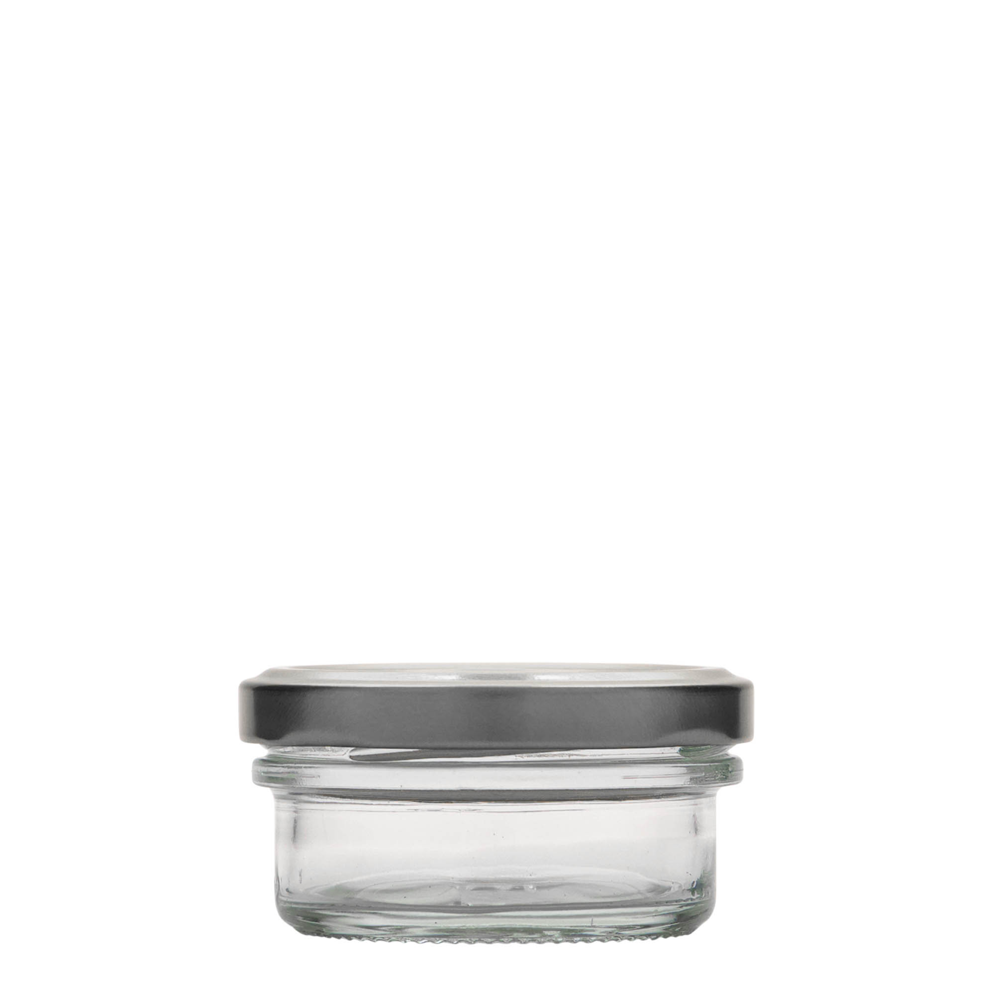 65 ml plakans krituma burciņa, atvere: Twist-Off (TO 66)