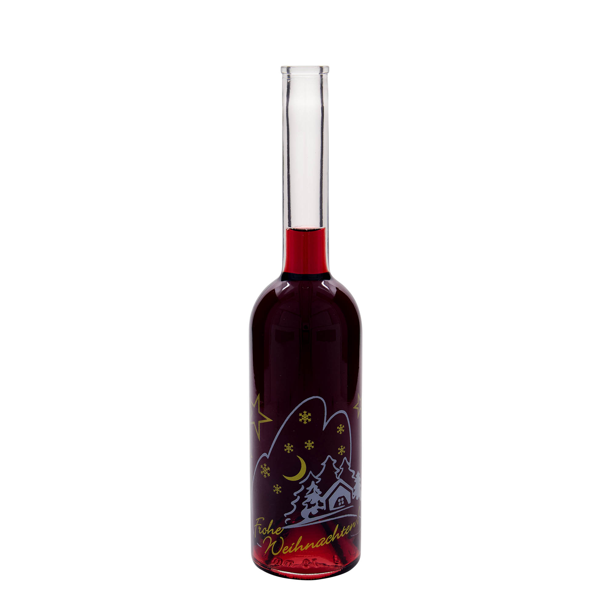 500 ml stikla pudele 'Opera', dizains: Ziemassvētku idille, atvere: korķis 500 ml stikla pudele 'Opera', dizains: Ziemassvētku idille, atvere: korķis