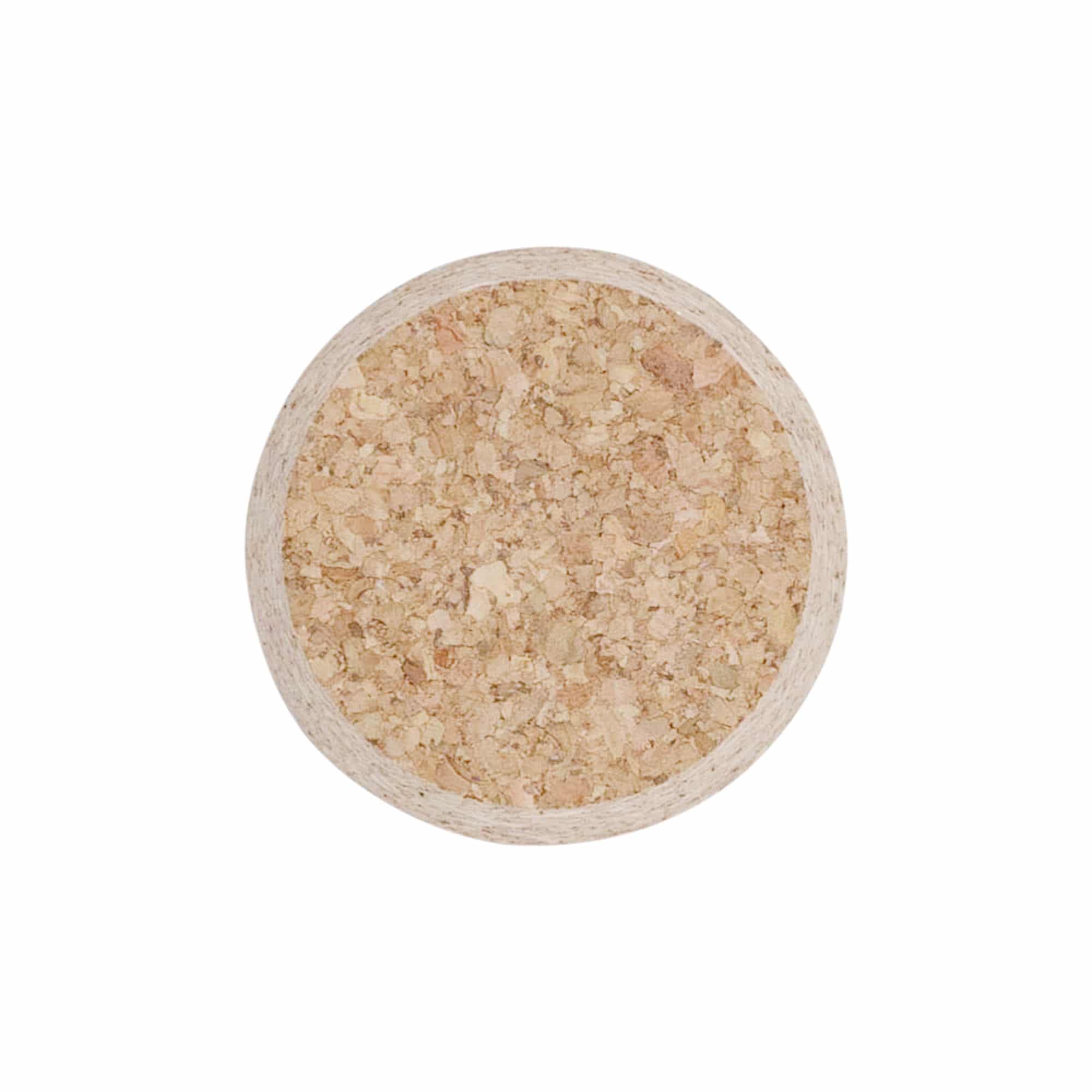 Spicveida korķis 44-51 x 27, presēts korķis, bēšs, priekš atveres: korķis