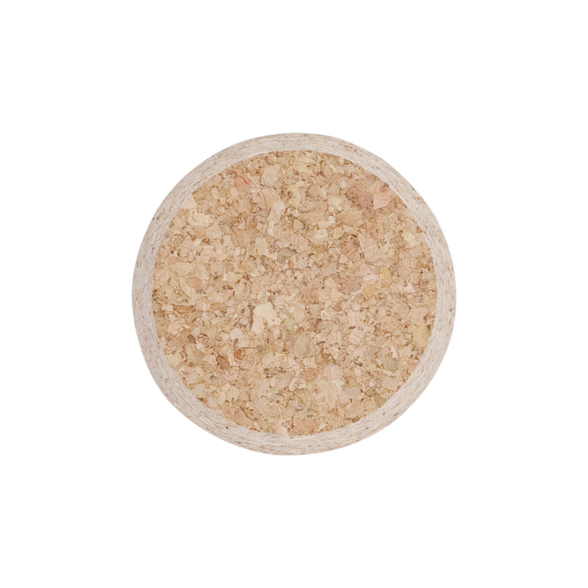 Spicveida korķis 44-51 x 27, presēts korķis, bēšs, priekš atveres: korķis