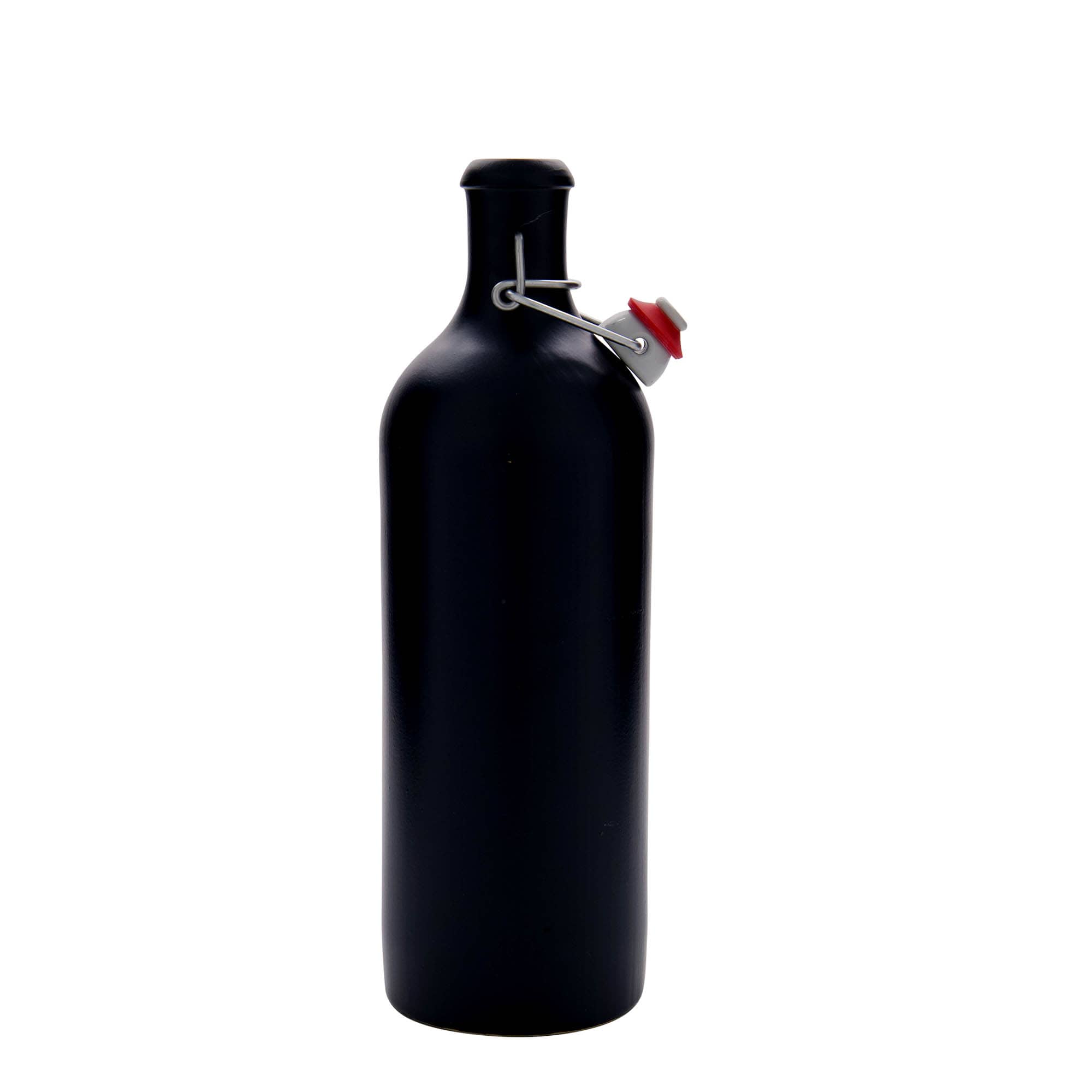 750 ml māla krūze, akmens trauks, melna, atvere: aizbāžņa aizvērums