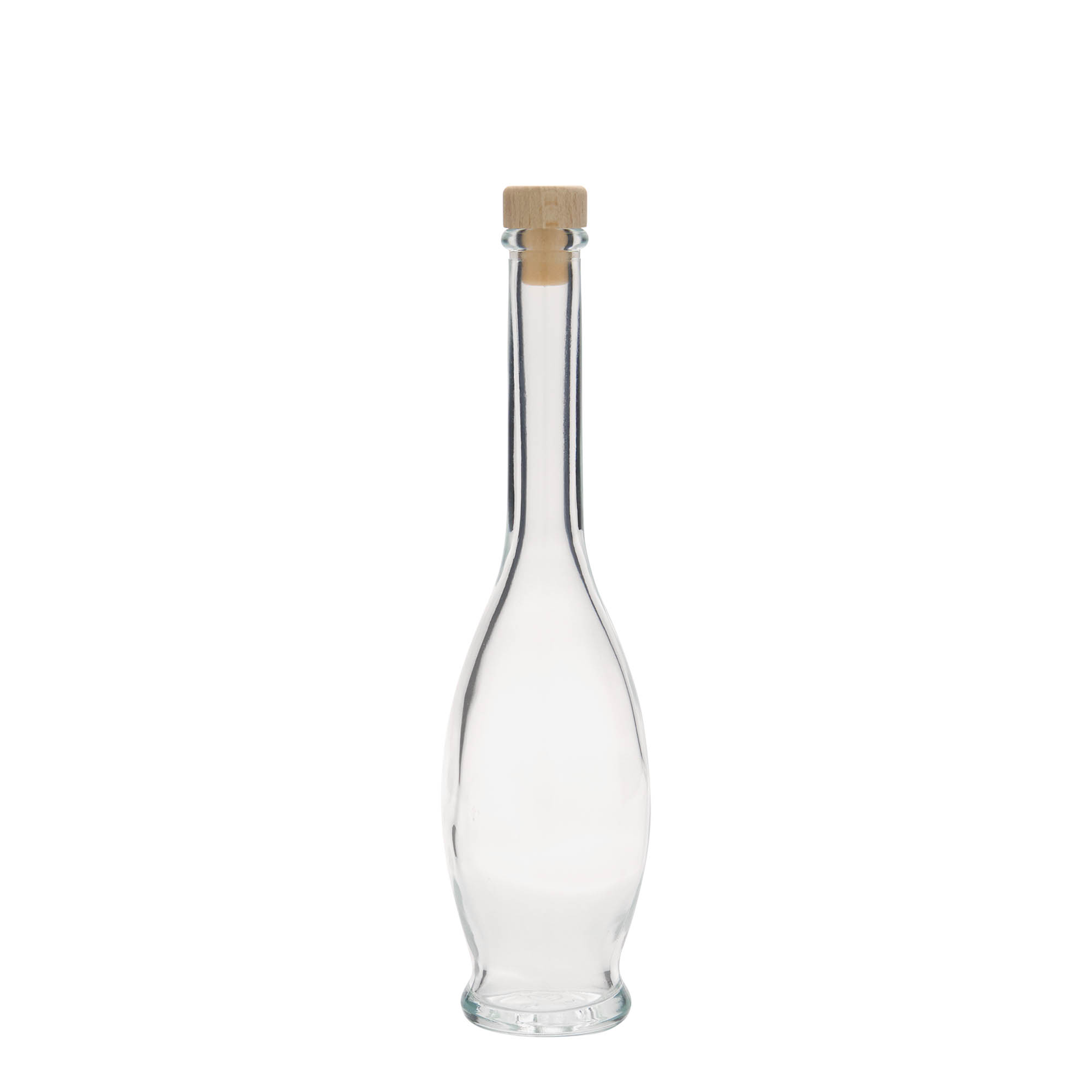 100 ml stikla pudele 'Gina', atvere: korķis