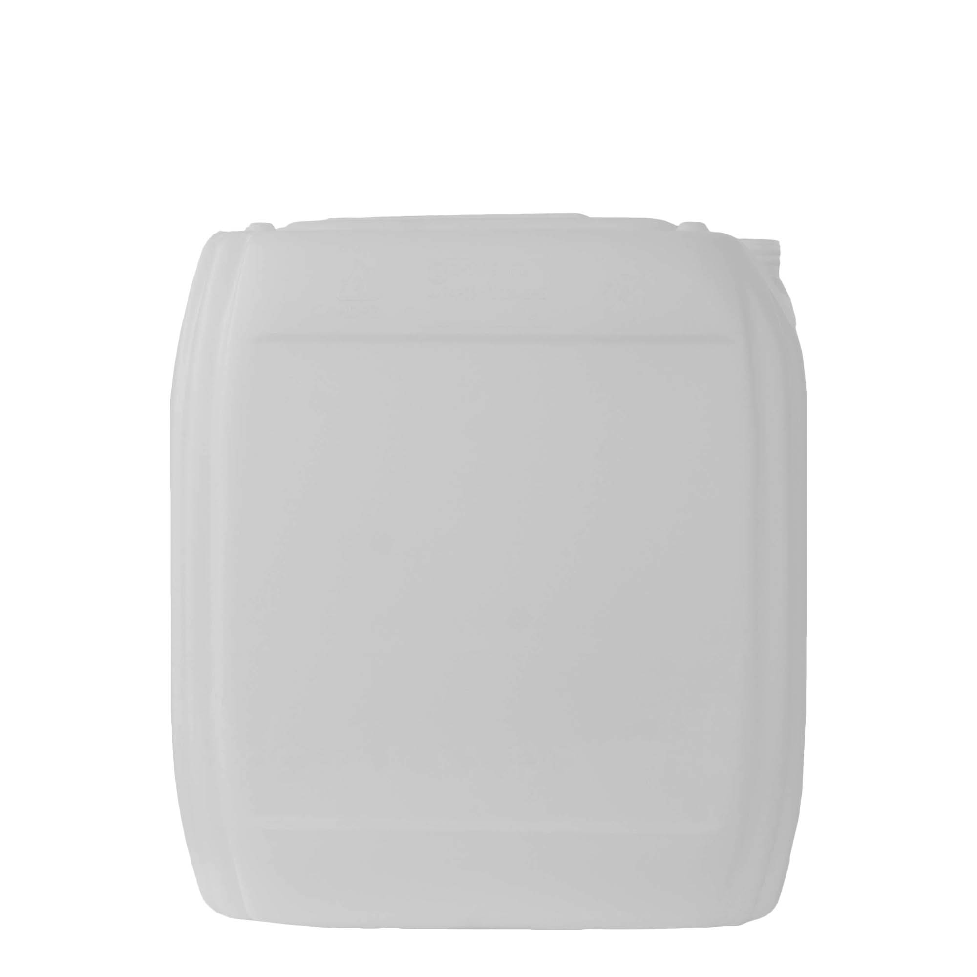25 l kannisteris, taisnstūrveida, HDPE plastmasa, dabīgs, atvere: ND 60 25 l kannisteris, taisnstūrveida, HDPE plastmasa, dabīgs, atvere: ND 60
