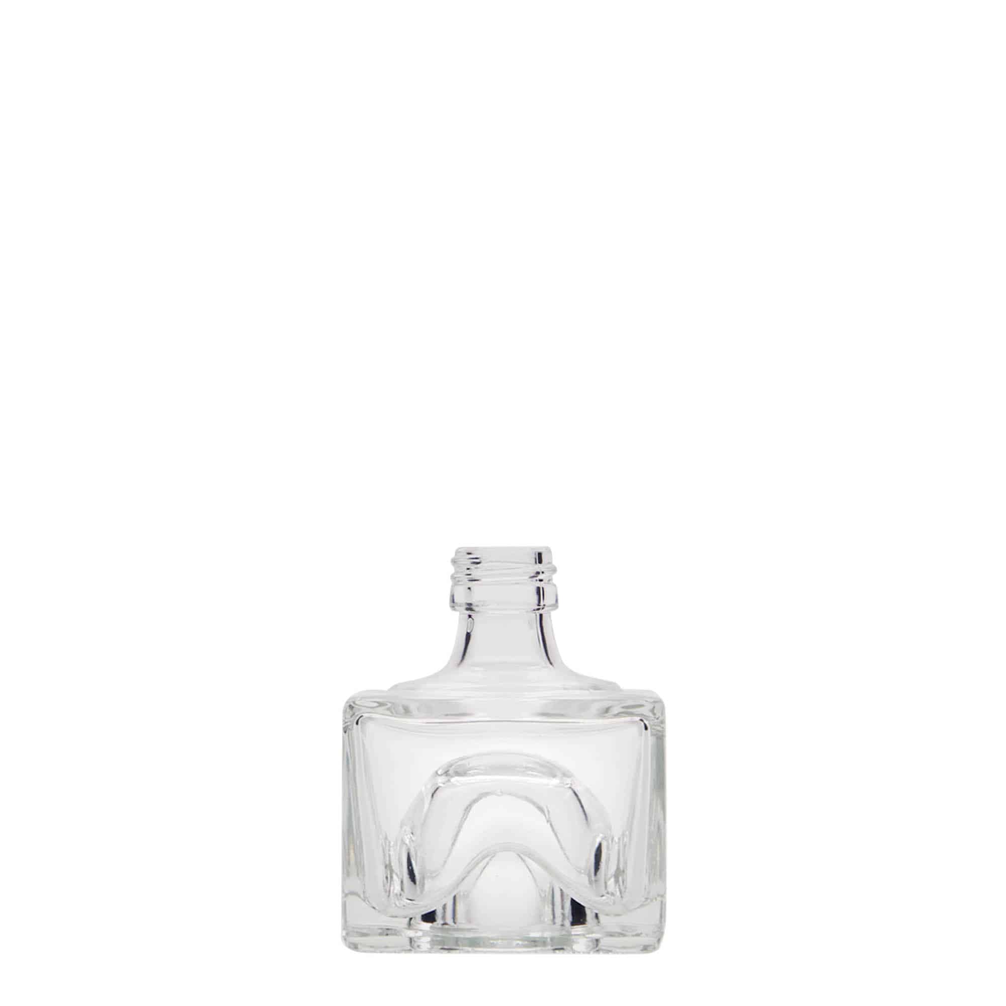 40 ml stikla pudele 'Cocolores', kvadrātiska, aizdare: PP 18 40 ml stikla pudele 'Cocolores', kvadrātiska, aizdare: PP 18