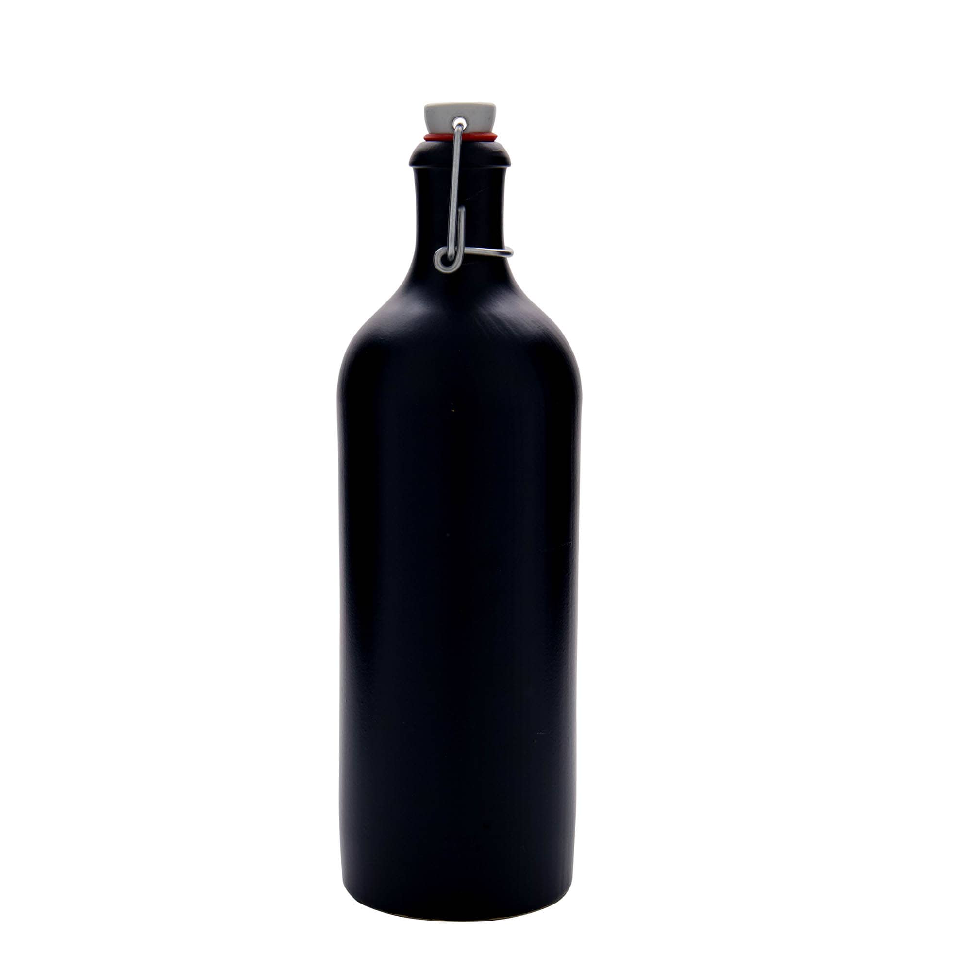 750 ml māla krūze, akmens trauks, melna, atvere: aizbāžņa aizvērums