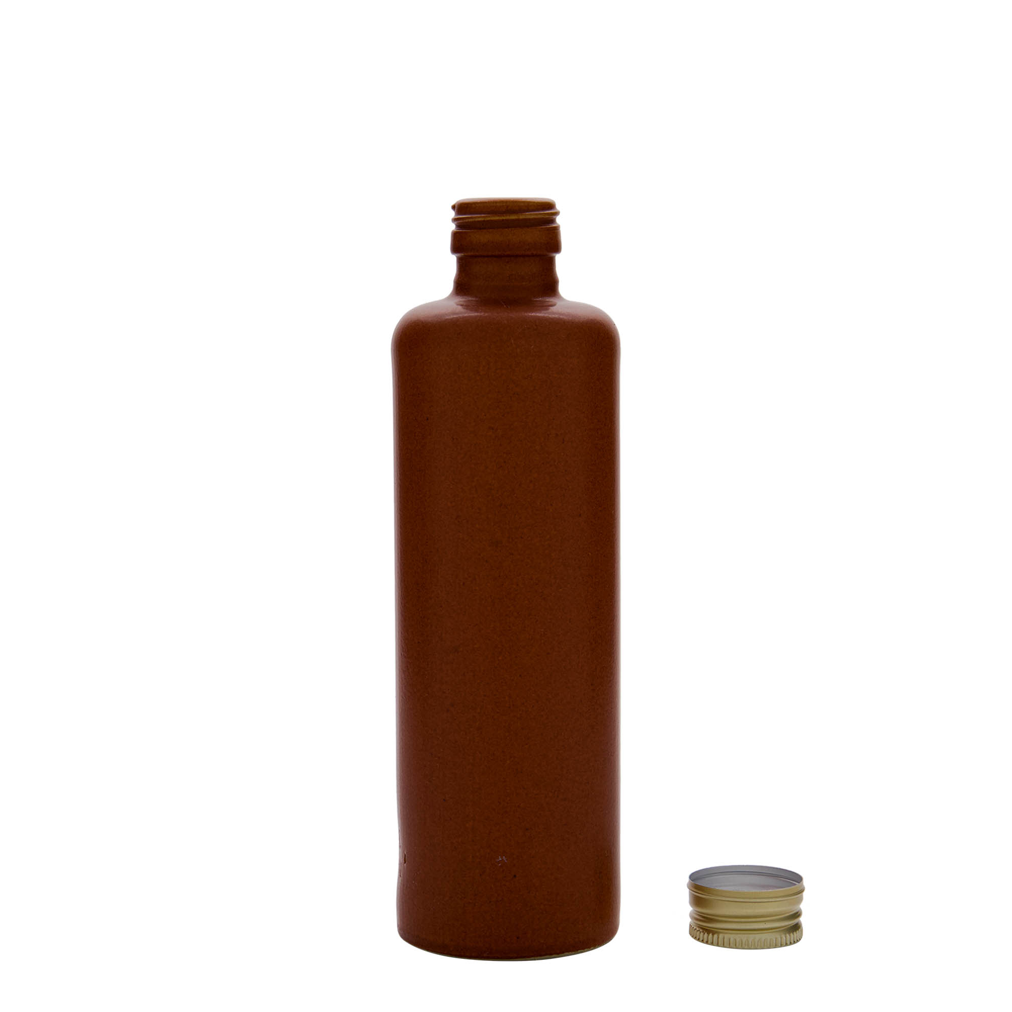 350 ml māla krūze, keramikas izstrādājums, sarkani-brūna, atvere: PP 31,5
