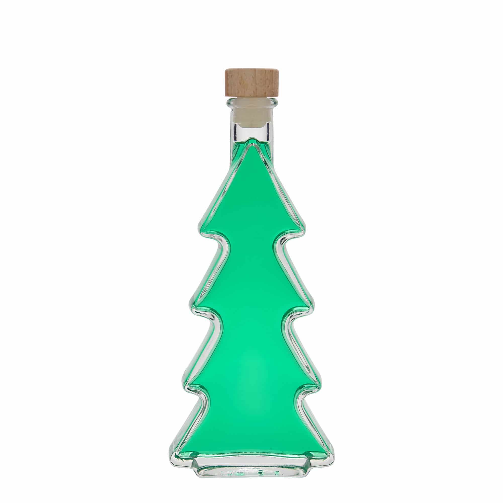 200 ml stikla pudele 'Eglīte', aizdare: korķis