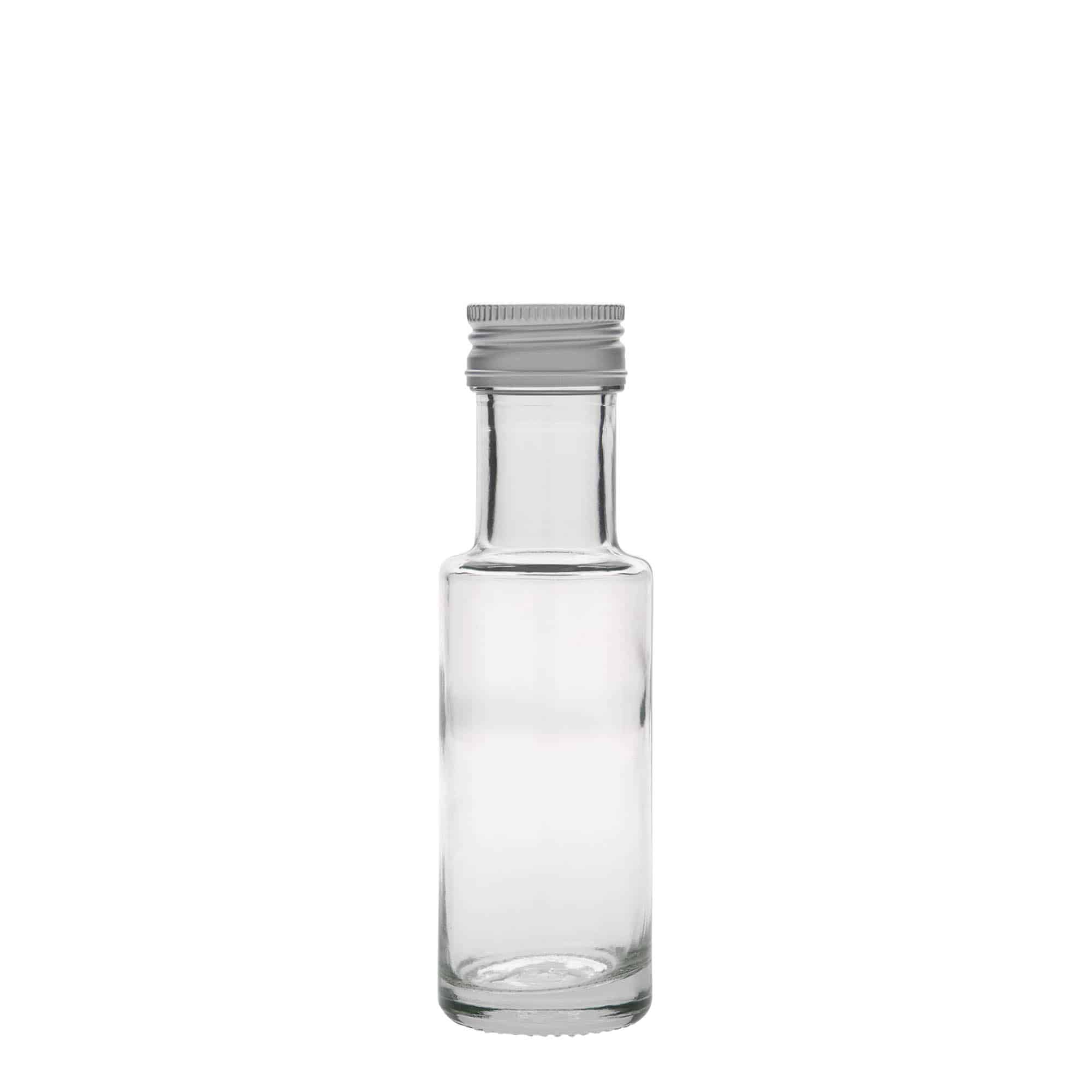 100 ml stikla pudele 'Dorica', atvere: PP 31,5