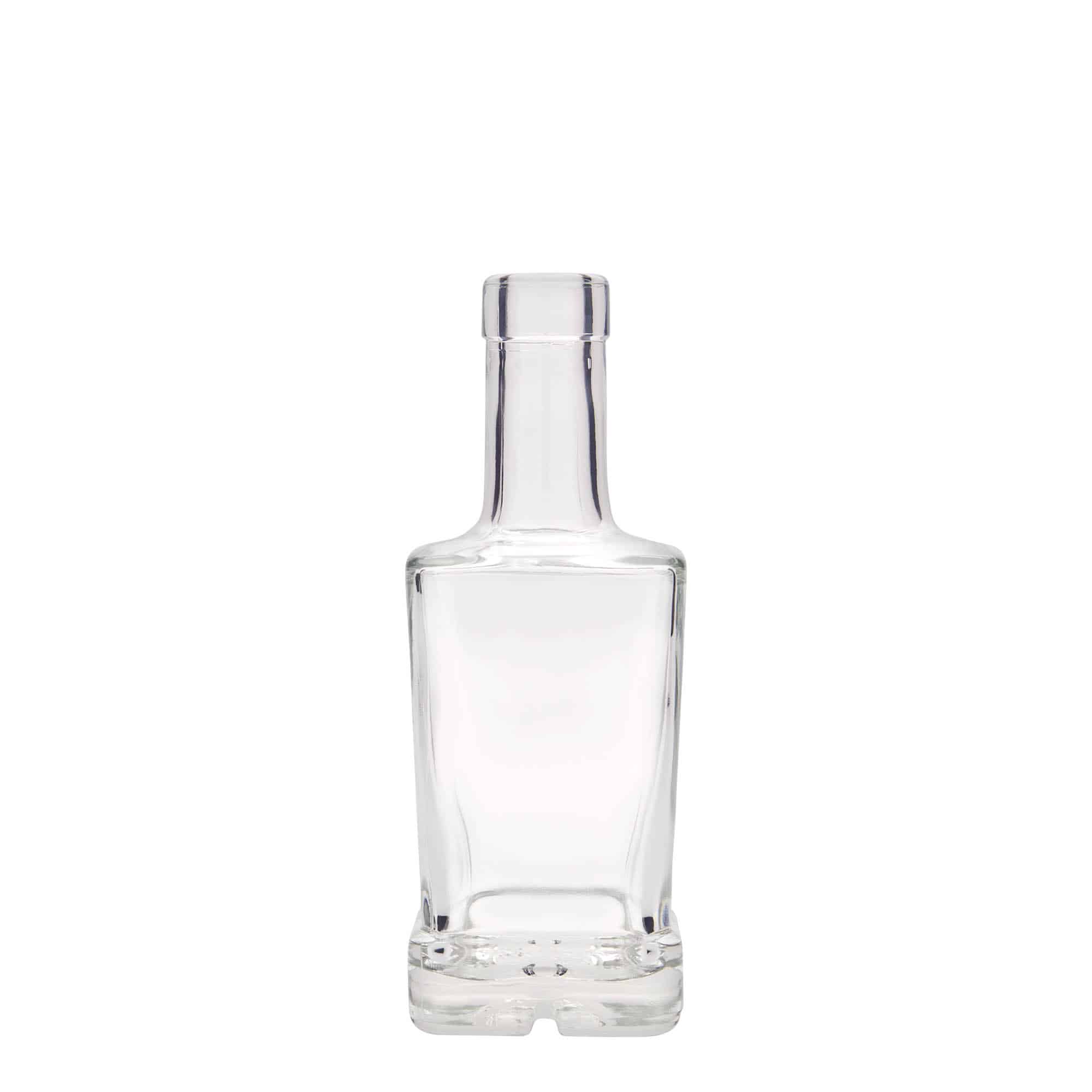 250 ml stikla pudele, 'Rene', kvadrātiska, aizdare: korķis 250 ml stikla pudele, 'Rene', kvadrātiska, aizdare: korķis