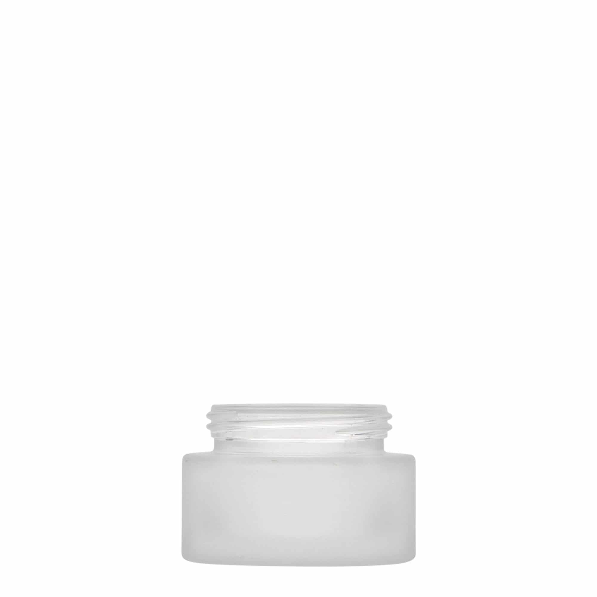 30 ml kārbiņa 'Platin Edition', stikla, matēta, aizdare: skrūvējams vāciņš 30 ml kārbiņa 'Platin Edition', stikla, matēta, aizdare: skrūvējams vāciņš