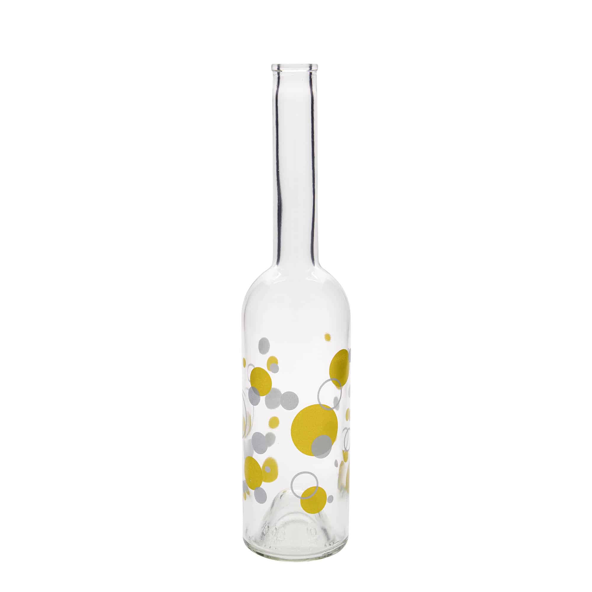 500 ml stikla pudele 'Opera', motīvs: punkti, aizdare: korķis 500 ml stikla pudele 'Opera', motīvs: punkti, aizdare: korķis