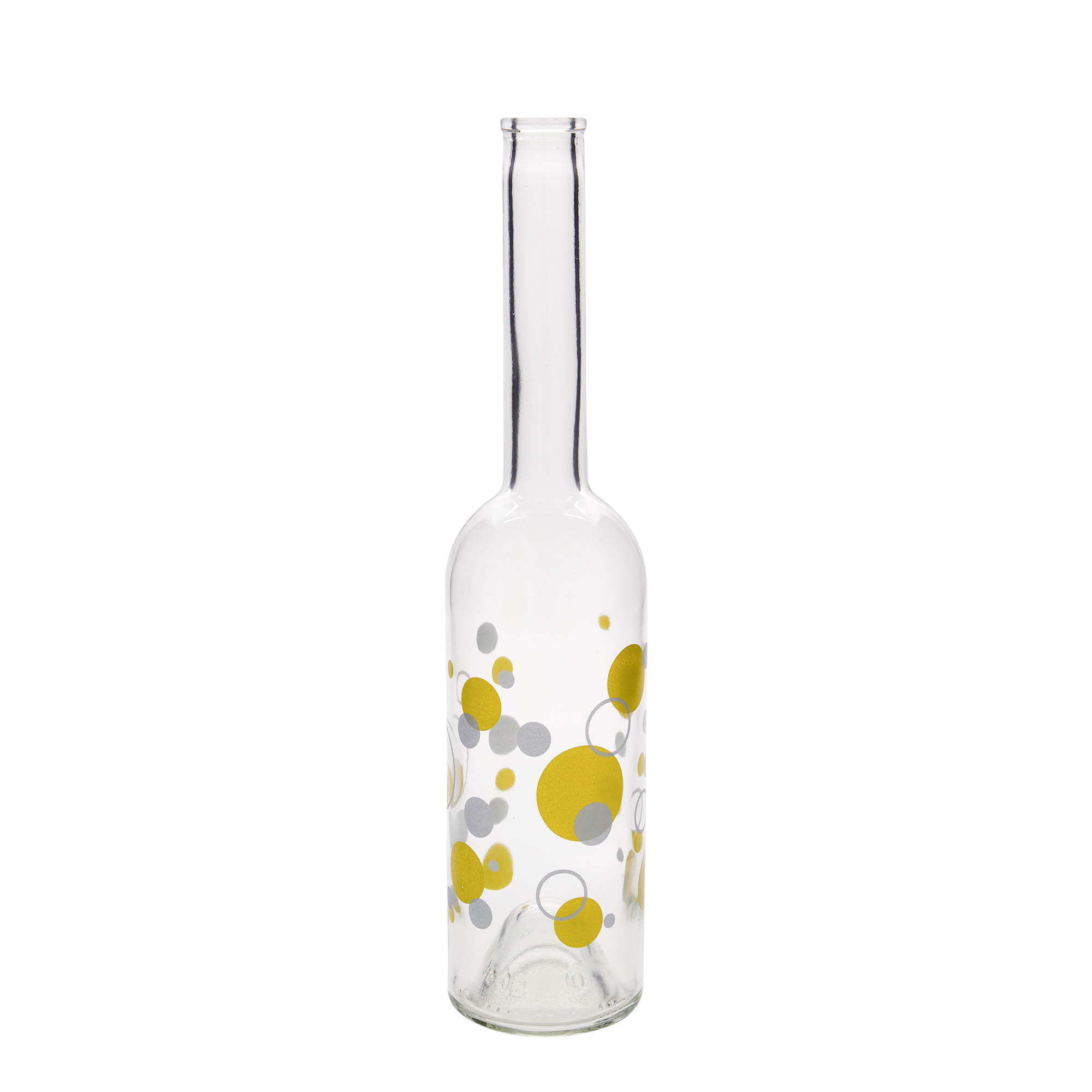 500 ml stikla pudele 'Opera', motīvs: punkti, atvere: korķis