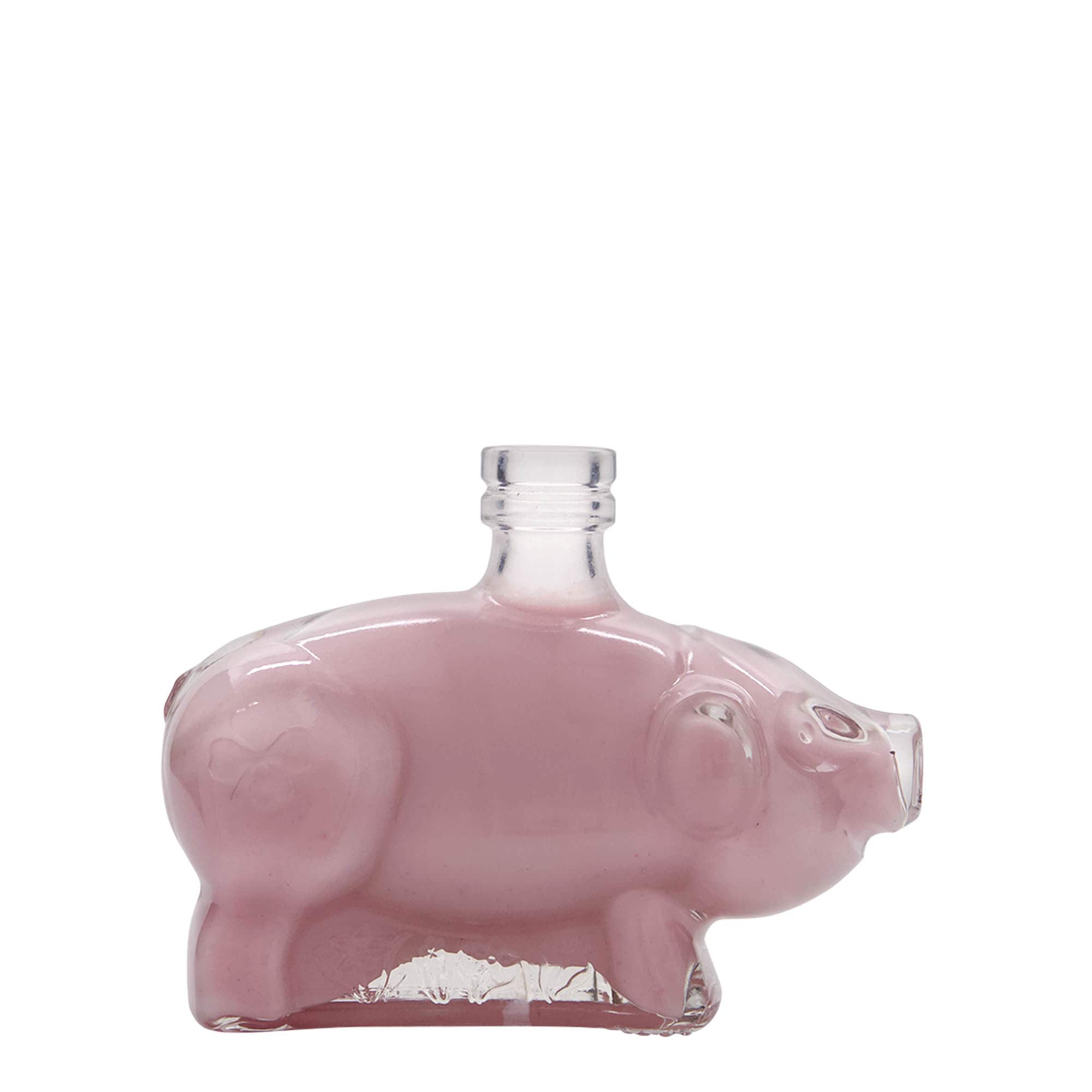 200 ml stikla pudele 'Laimes cūciņa', atvere: korķis